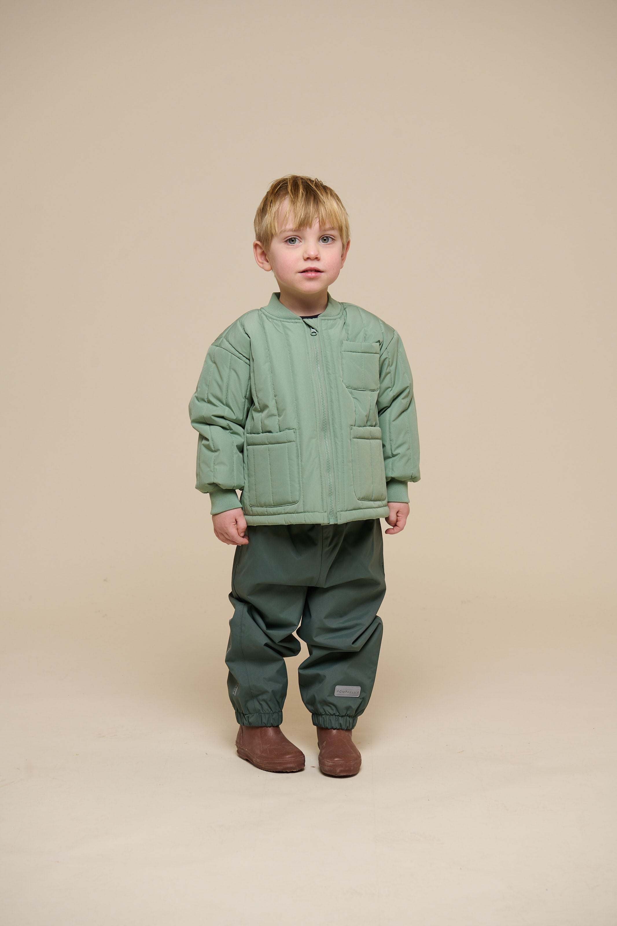 Thermo Tech jakke - Kids - Dusty Green | 101112 Athur