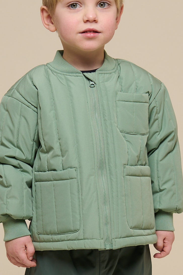 Thermo Tech jakke - Kids - Dusty Green | 101112 Athur