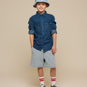 Denimskjorte - Tween - Mørkeblå Denim | 100369 Delhi