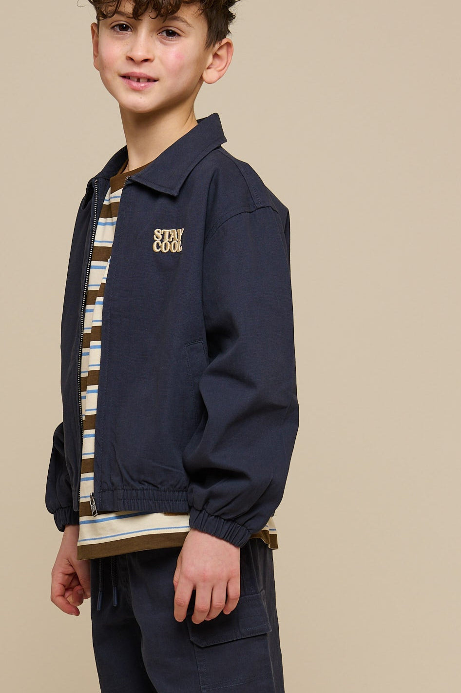 Canvas bomberjakke - Tween - Navy | 101139 Isack