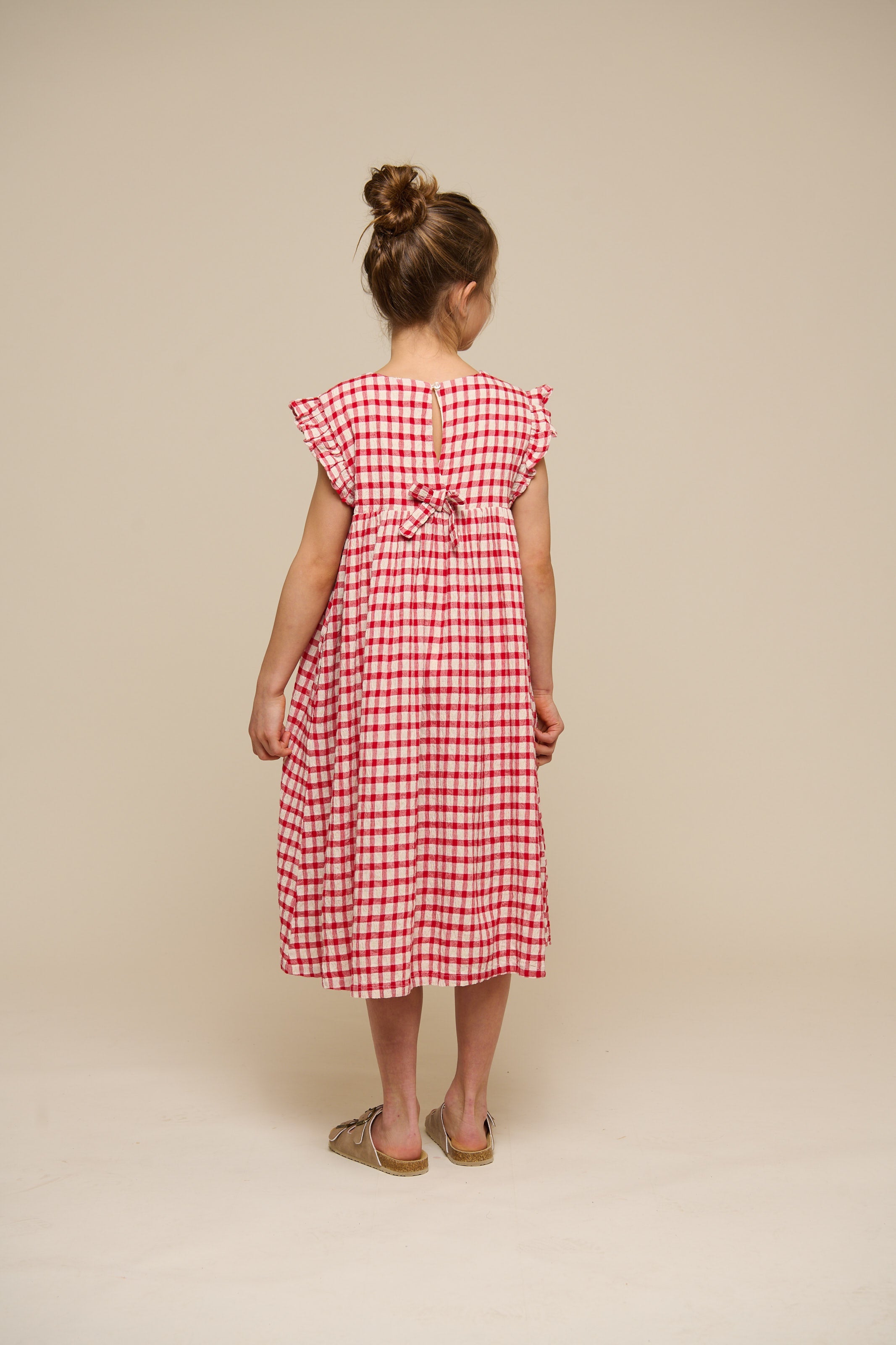 Ternet bomuldskjole - Tween - Cherry Red | 100905 Bonnie
