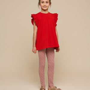 Jerseybluse - Tween - Cherry Red | 101329 Lucia