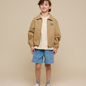 Canvas bomberjakke - Tween - Khaki | 101137 Isack