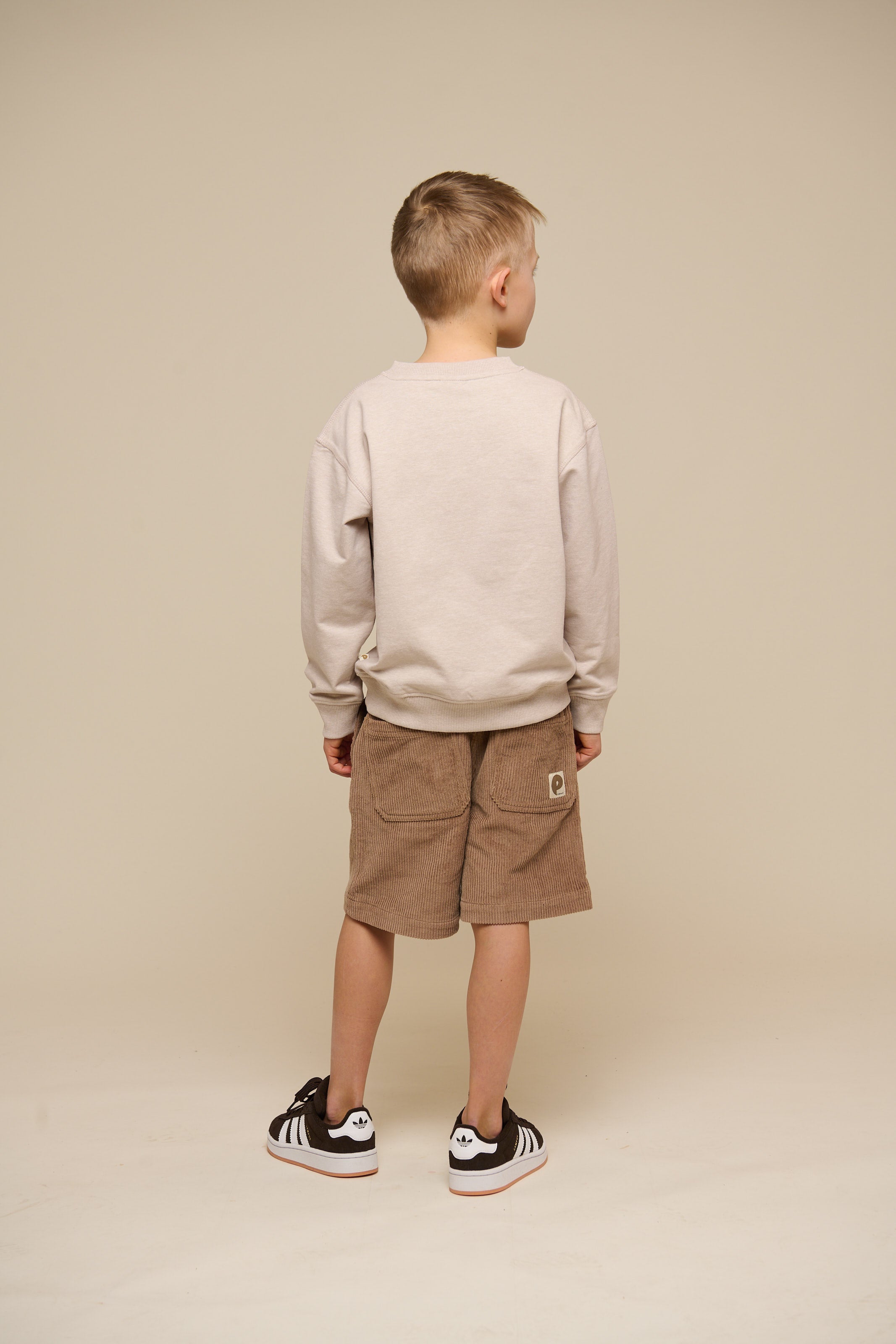 Pull-on fløjlsshorts - Tween - Khaki | 101103 Tobias