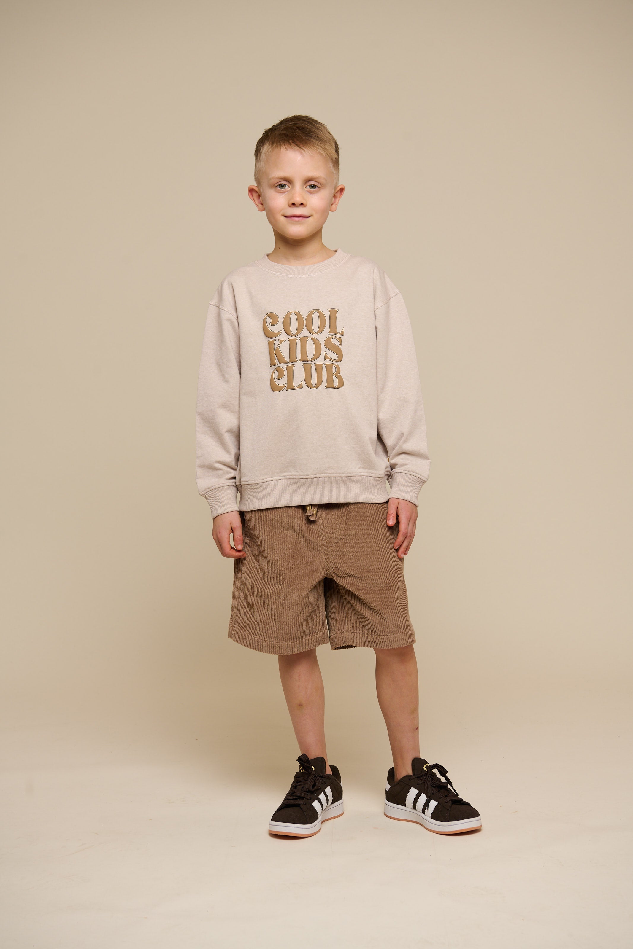 Pull-on fløjlsshorts - Tween - Khaki | 101103 Tobias