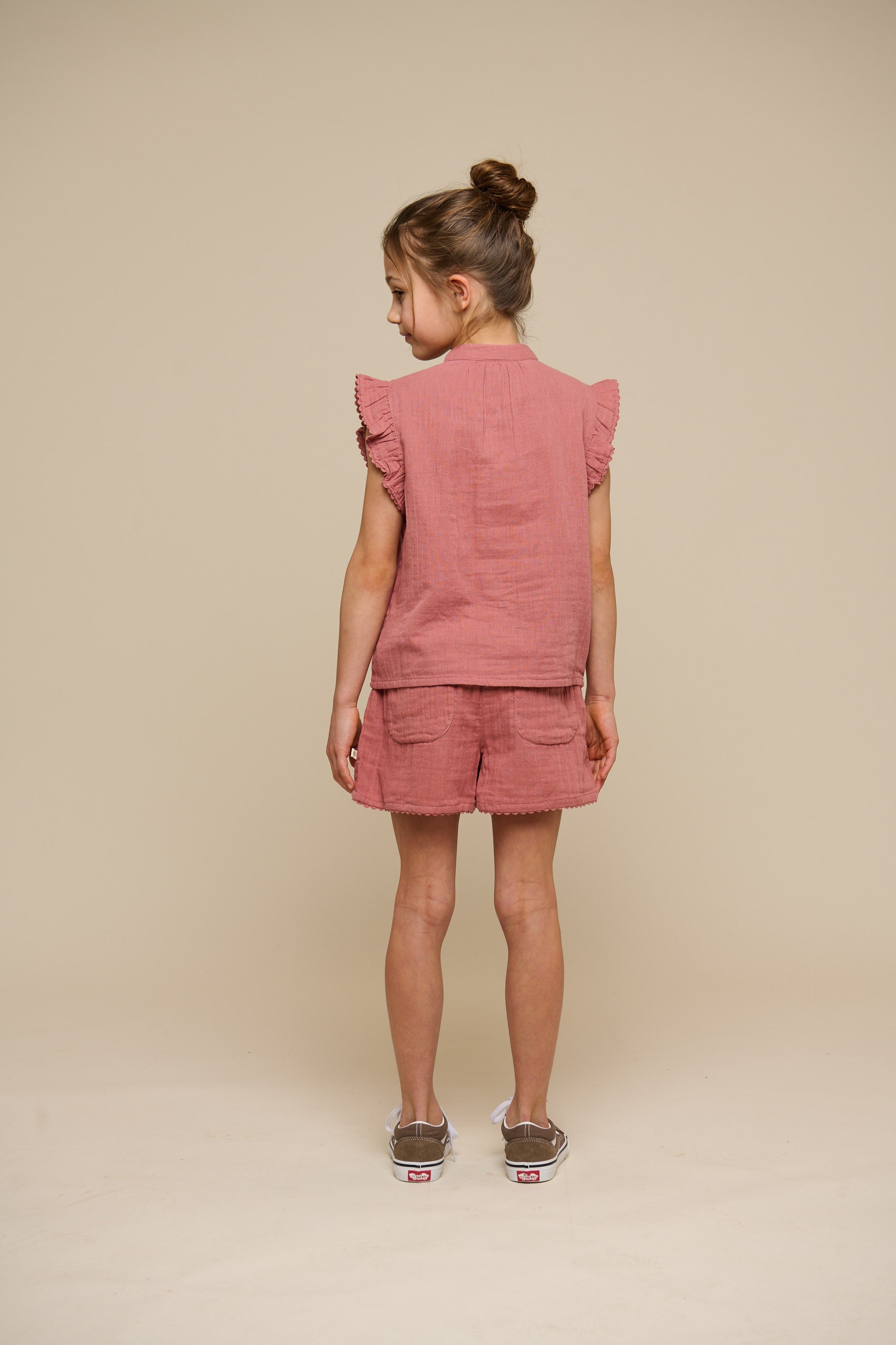 Shorts i musselin - Tween - Old Rose | 100927 Jasmine