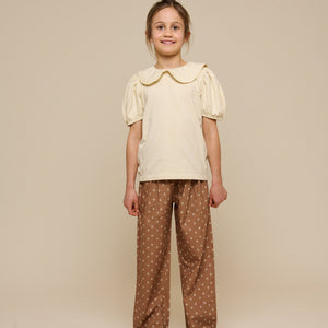 Poplinbukser med print - Tween - Coconut | 101090 Camilla