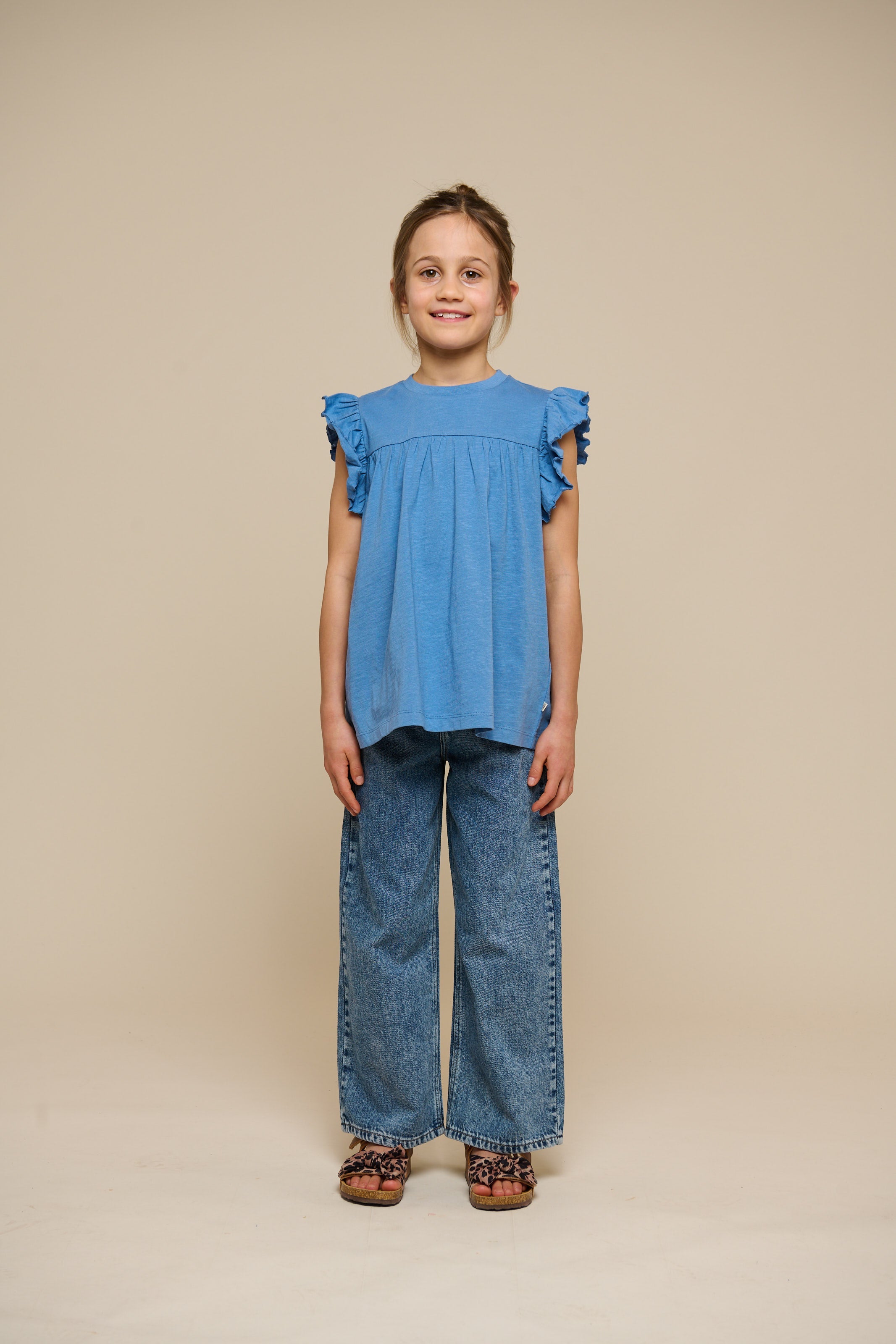 Jerseybluse - Tween - Blue | 101331 Lucia