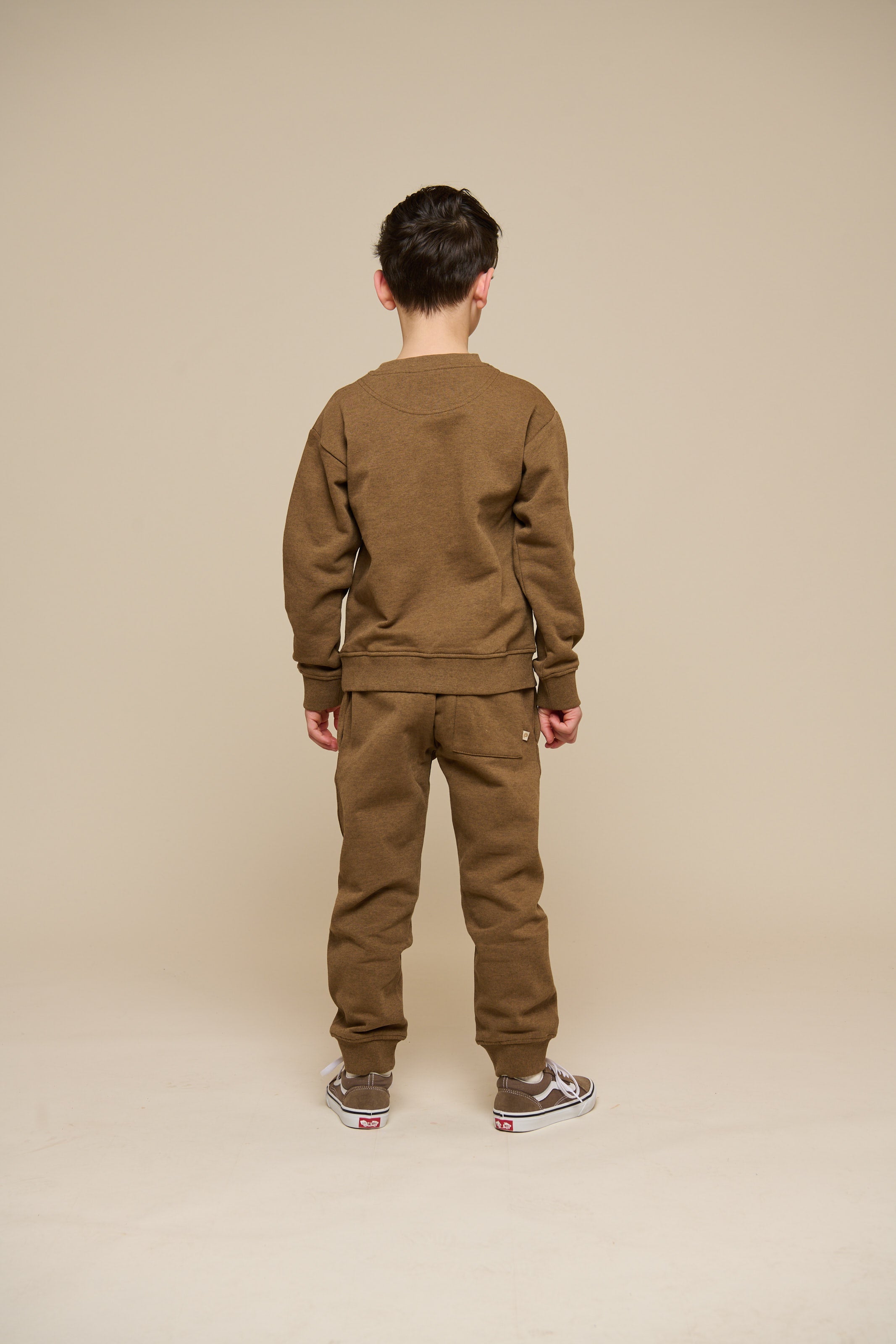Sweatshirt med rund hals - Tween - Coffe Melange | 100891 Justin