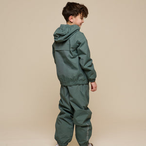 Skaljakke med påsyet lomme - Tween - Dusty Dark Green | 100502 Luke