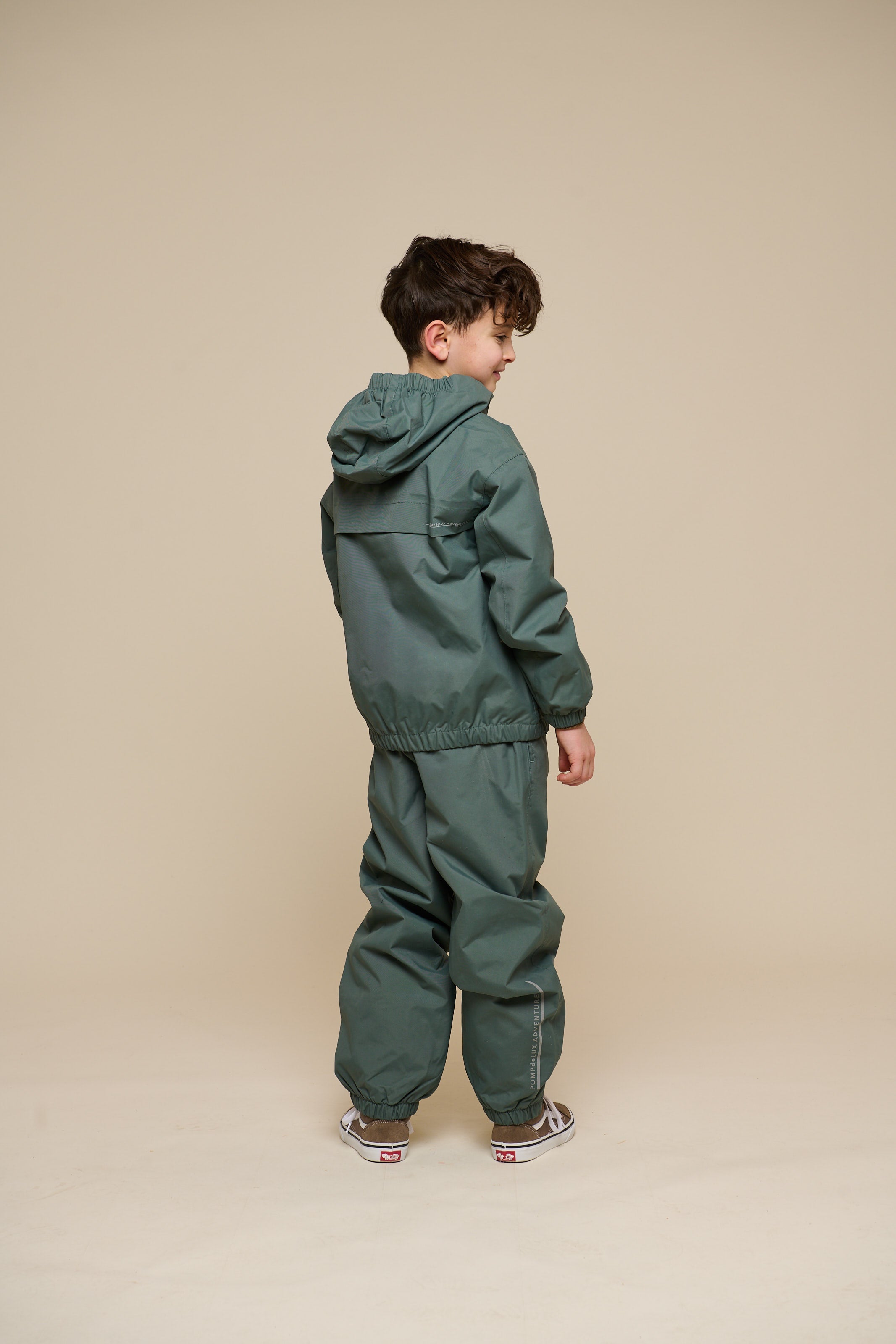 Skaljakke med påsyet lomme - Tween - Dusty Dark Green | 100502 Luke