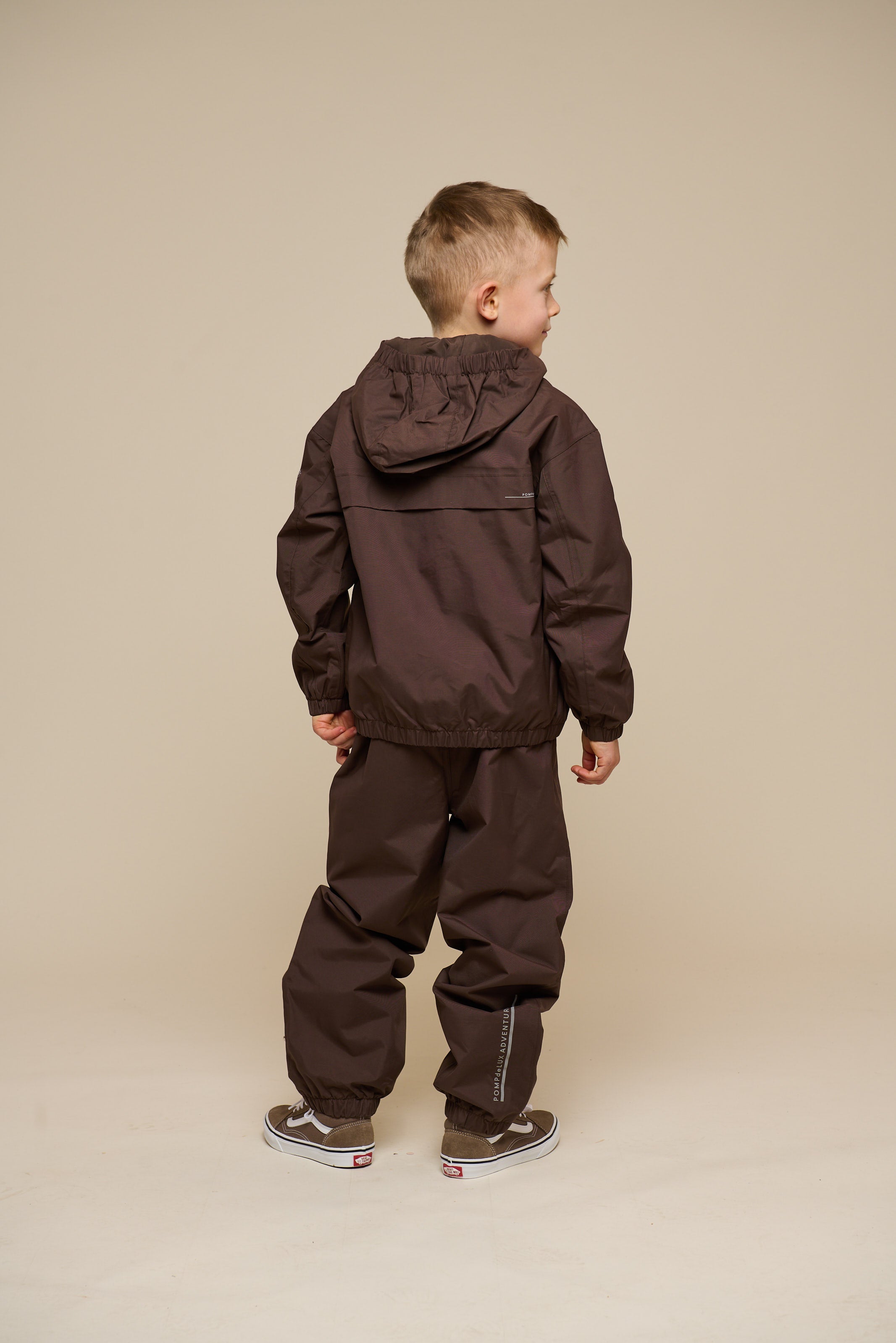 Skaljakke med påsyet lomme - Tween - Chocolate | 100500 Luke