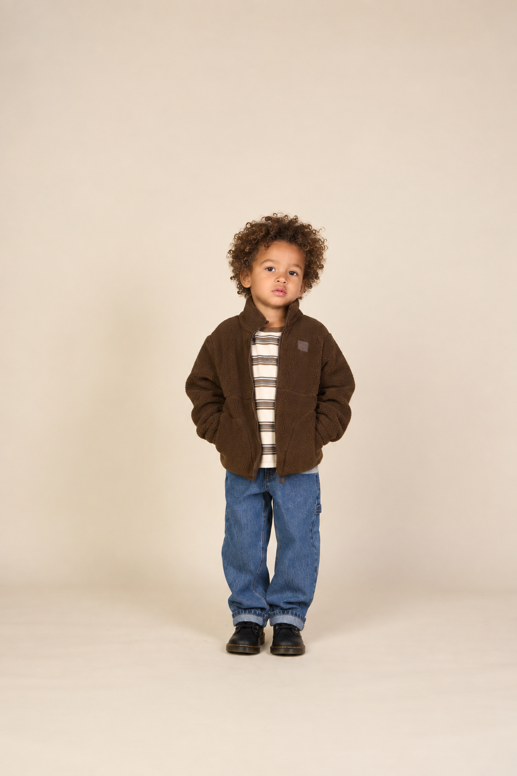 Teddyjakke Kids - Dark Brown | 101687 Warren