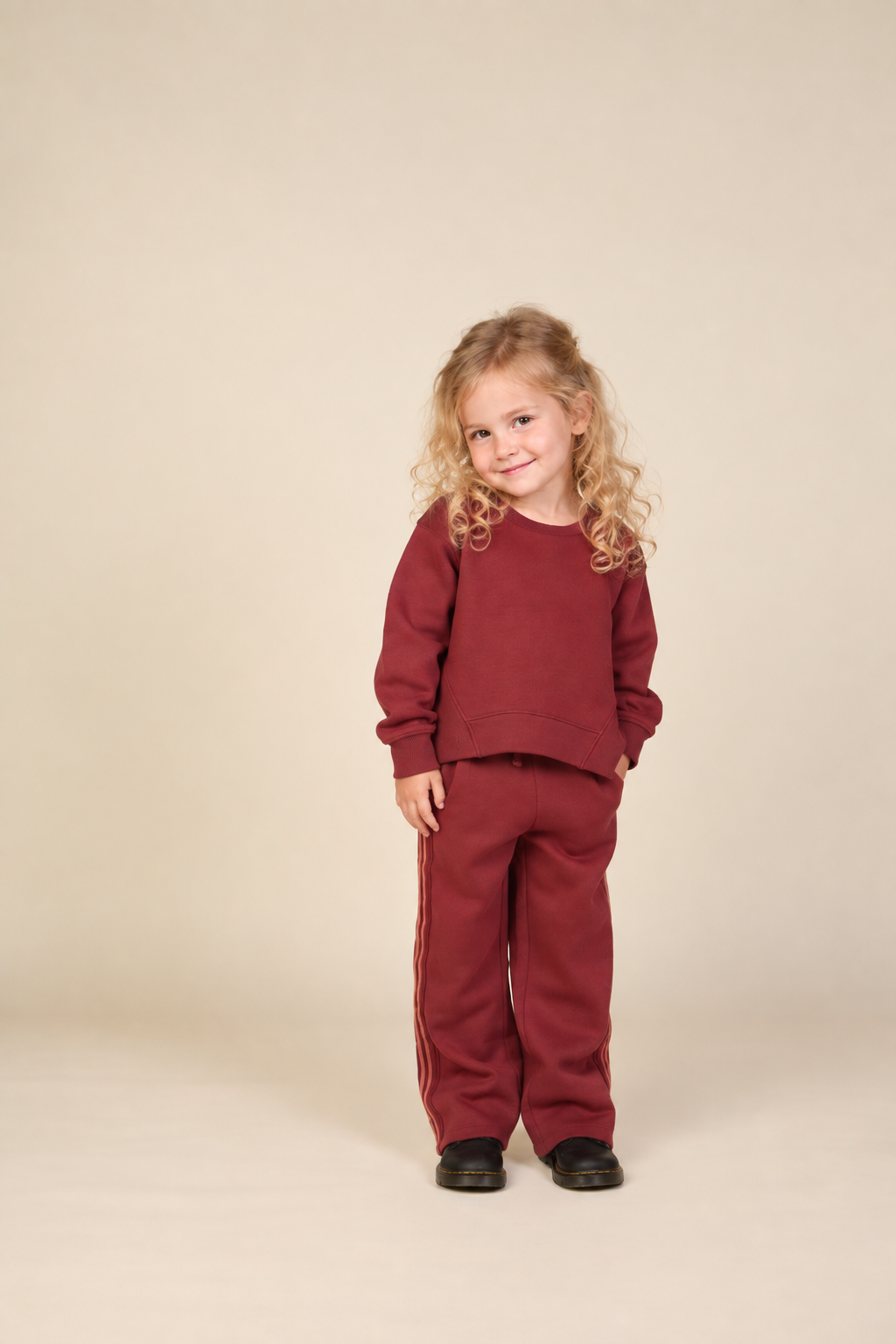 Joggingbukser med sidebånd Kids - Bordeaux | 101628 Zoe