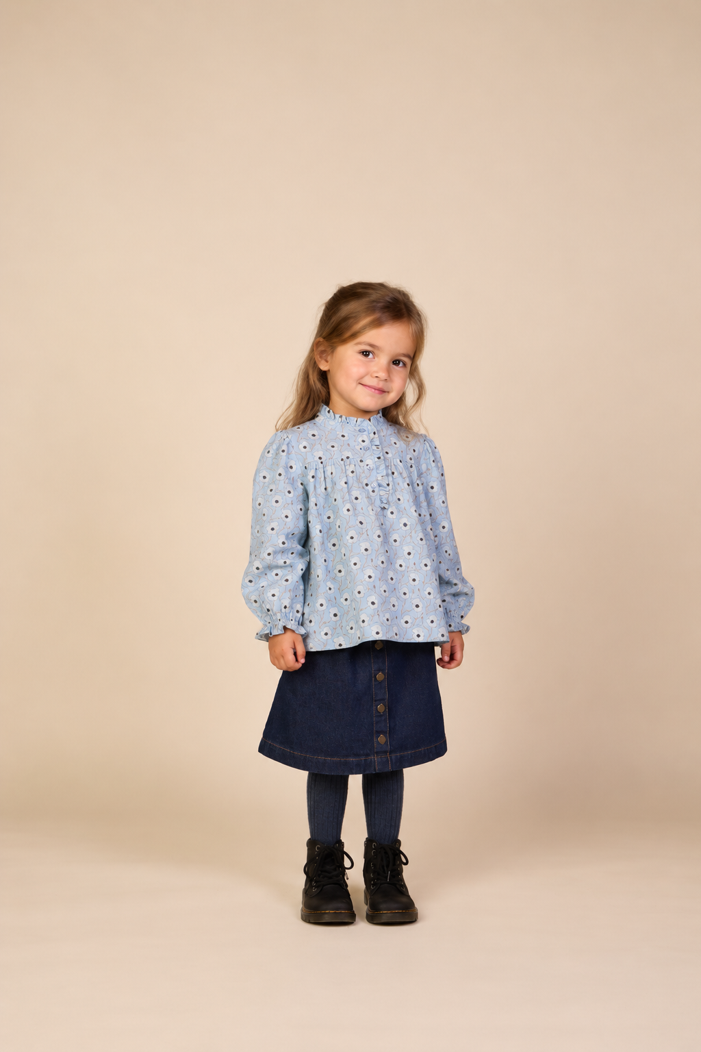 Denimnederdel Kids - Dark Blue | 101636 Alison