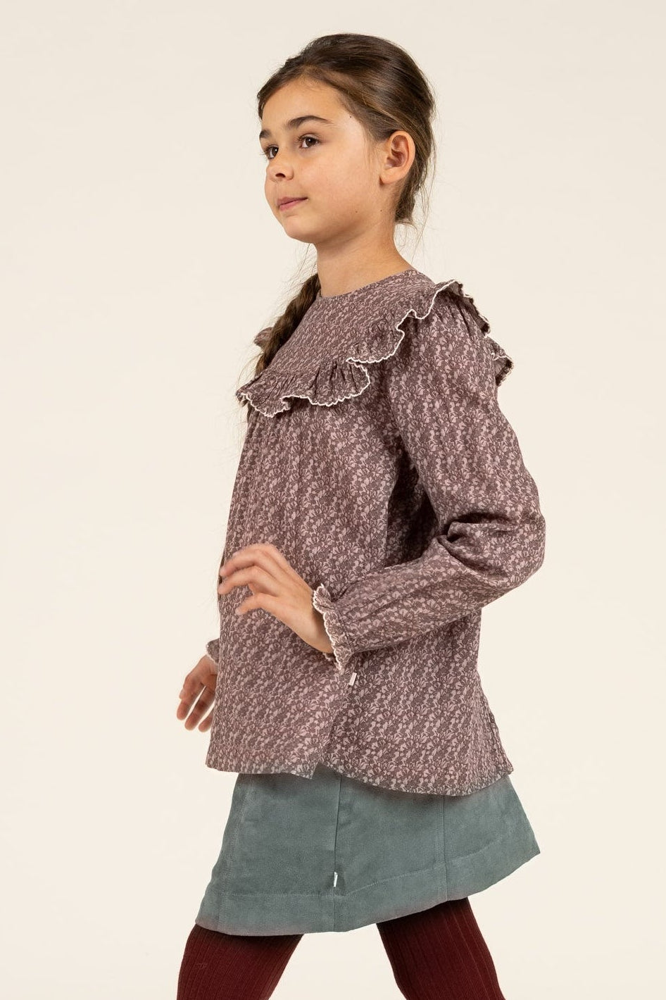 Nederdel i imiteret ruskind - Tween - Dark Green | 100595 Selene