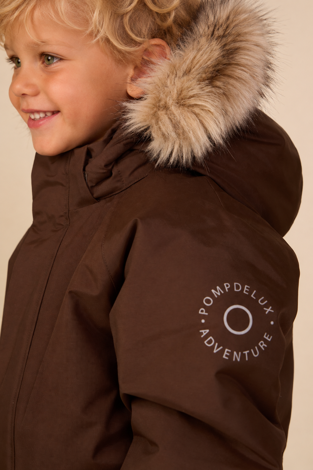 Adventure® Flyverdragt med imiteret pels Kids - Dark Brown | 101424 Sky