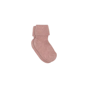 MP Ribstrikkede uldsokker - Kids - Dusty Rose | 101731 MP 589