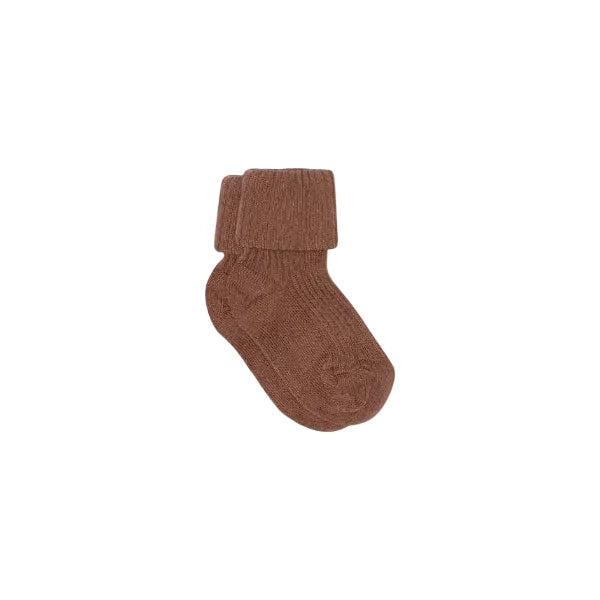 MP Ribstrikkede uldsokker - Kids - Light Brown | 101730 MP 589