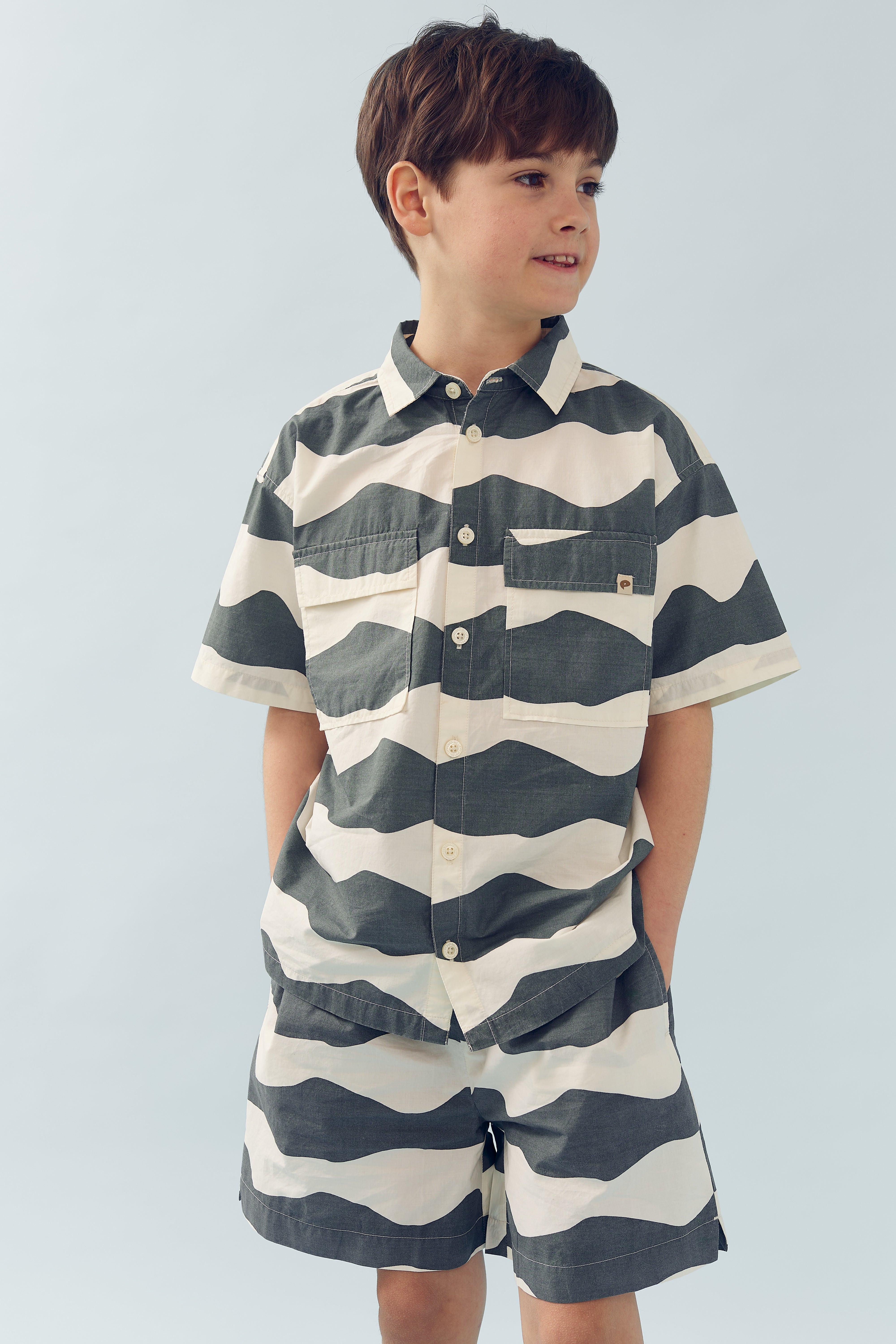 Poplin Shorts - Tween - Petrol | 100402 Kean