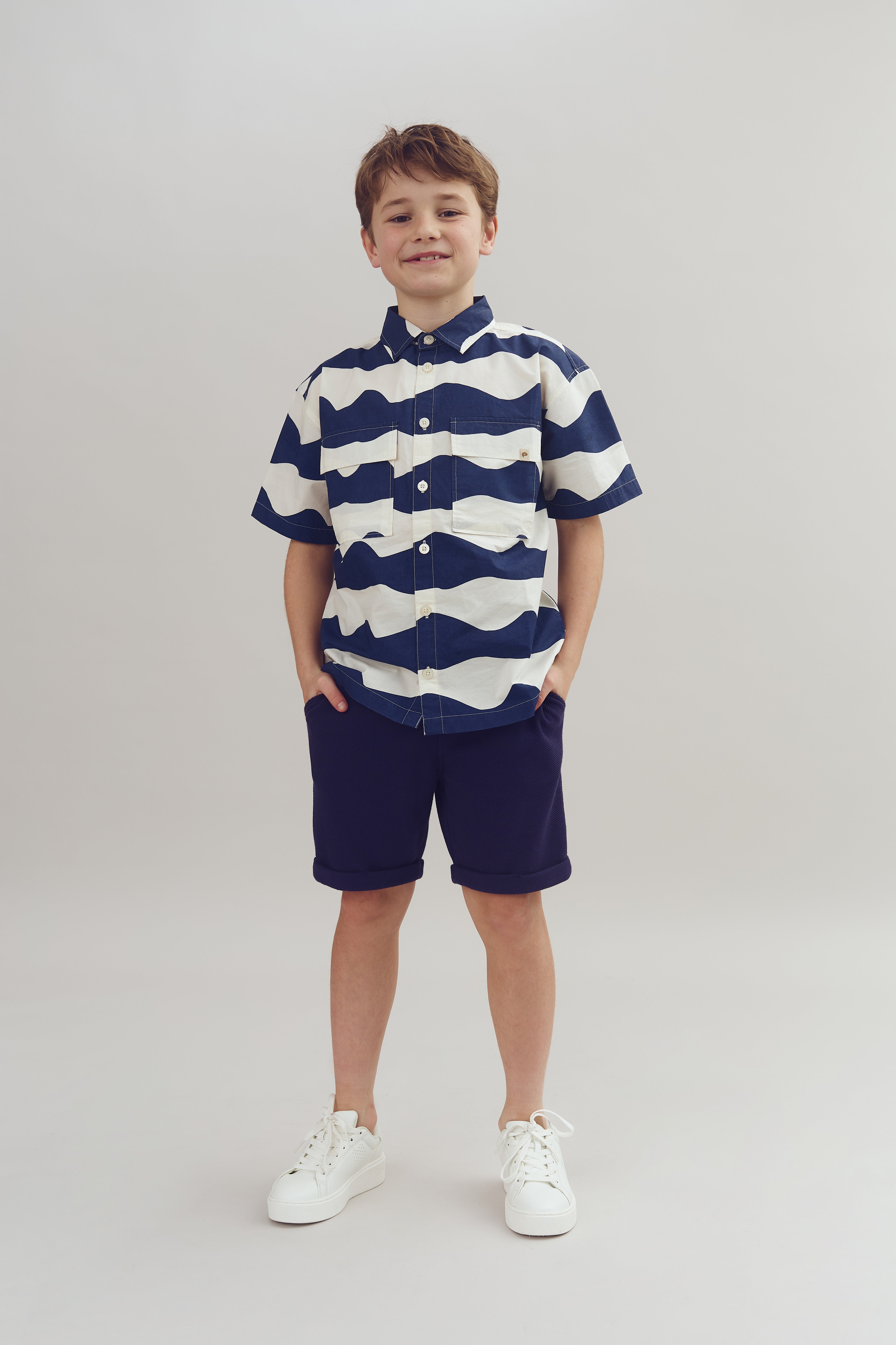 Poplin Skjorte - Tween - Blå | 100403 Kean