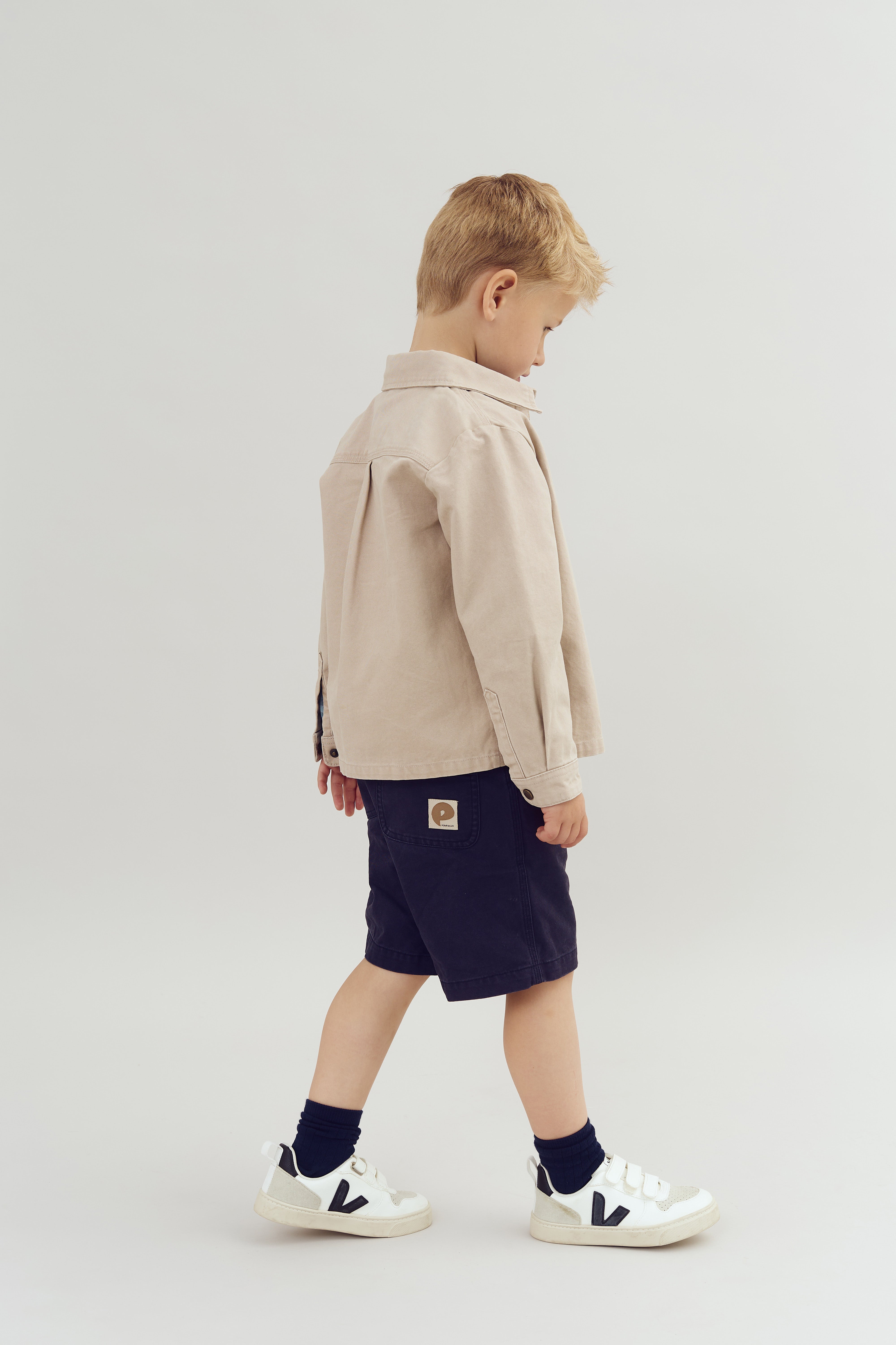 Canvas Overshirt - Greige | 100127 Dereck