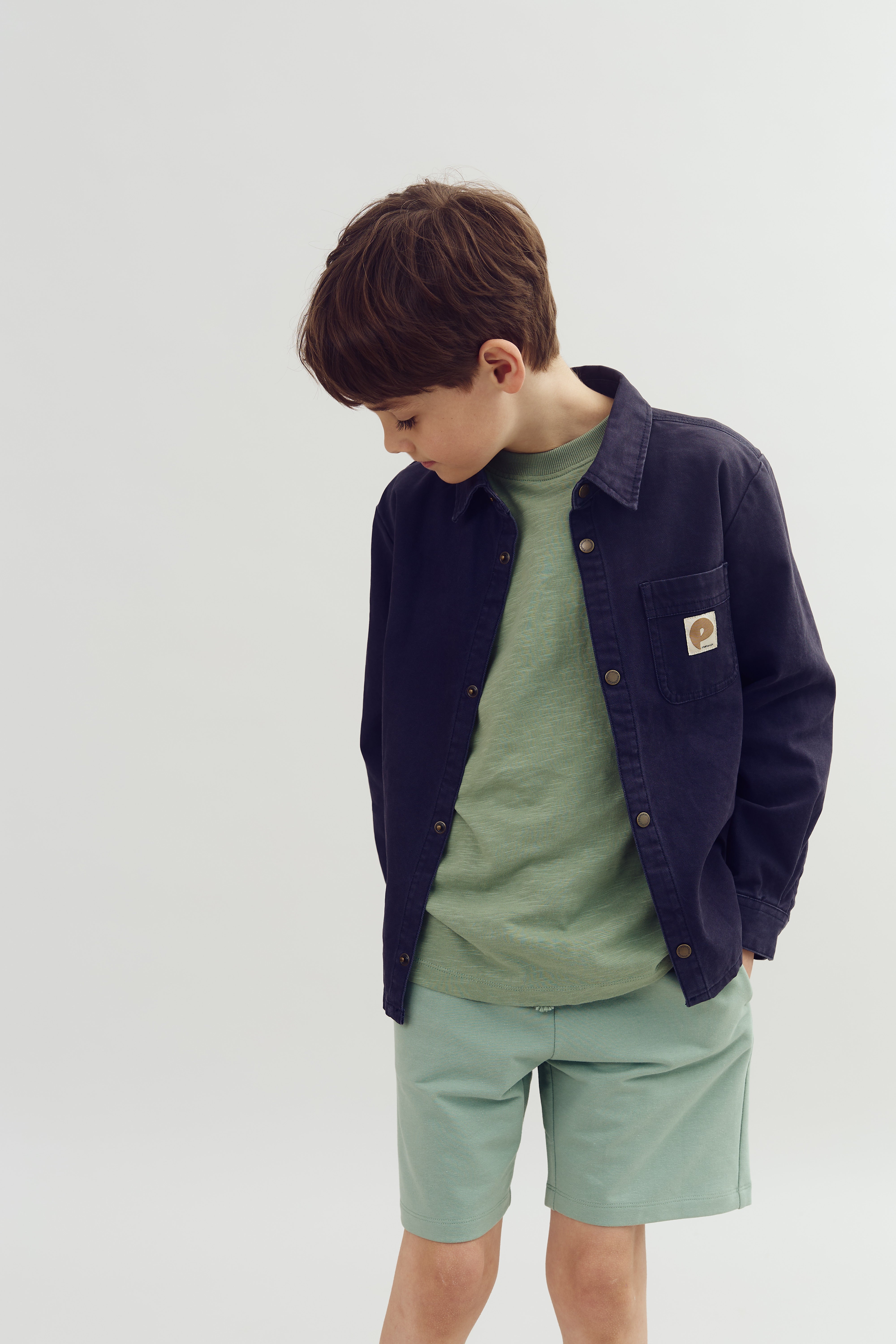 Canvas Overshirt - Tween - Marineblå | 100345 Dereck