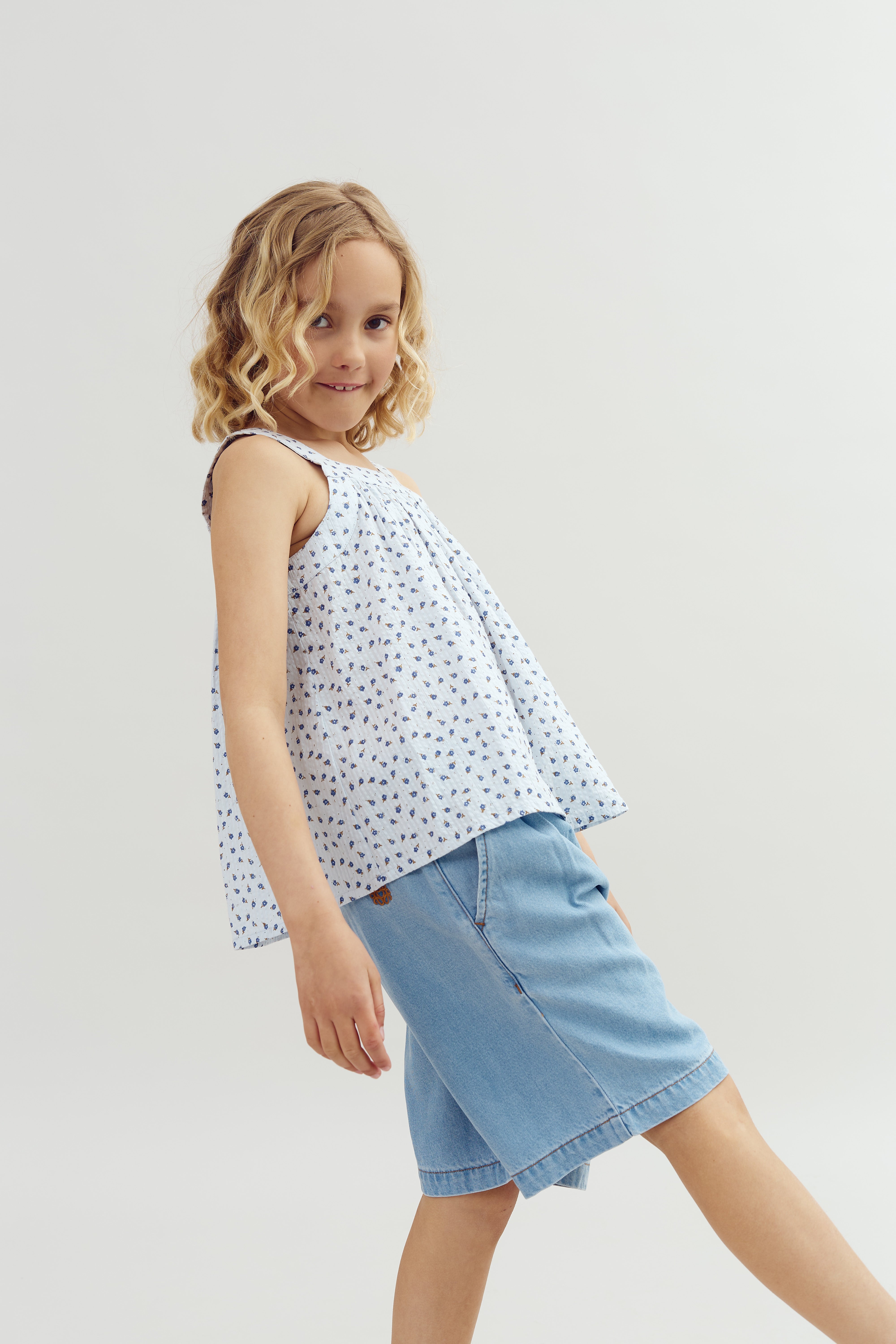 Denim Shorts - Tween - Blue Denim | 100101 Lea