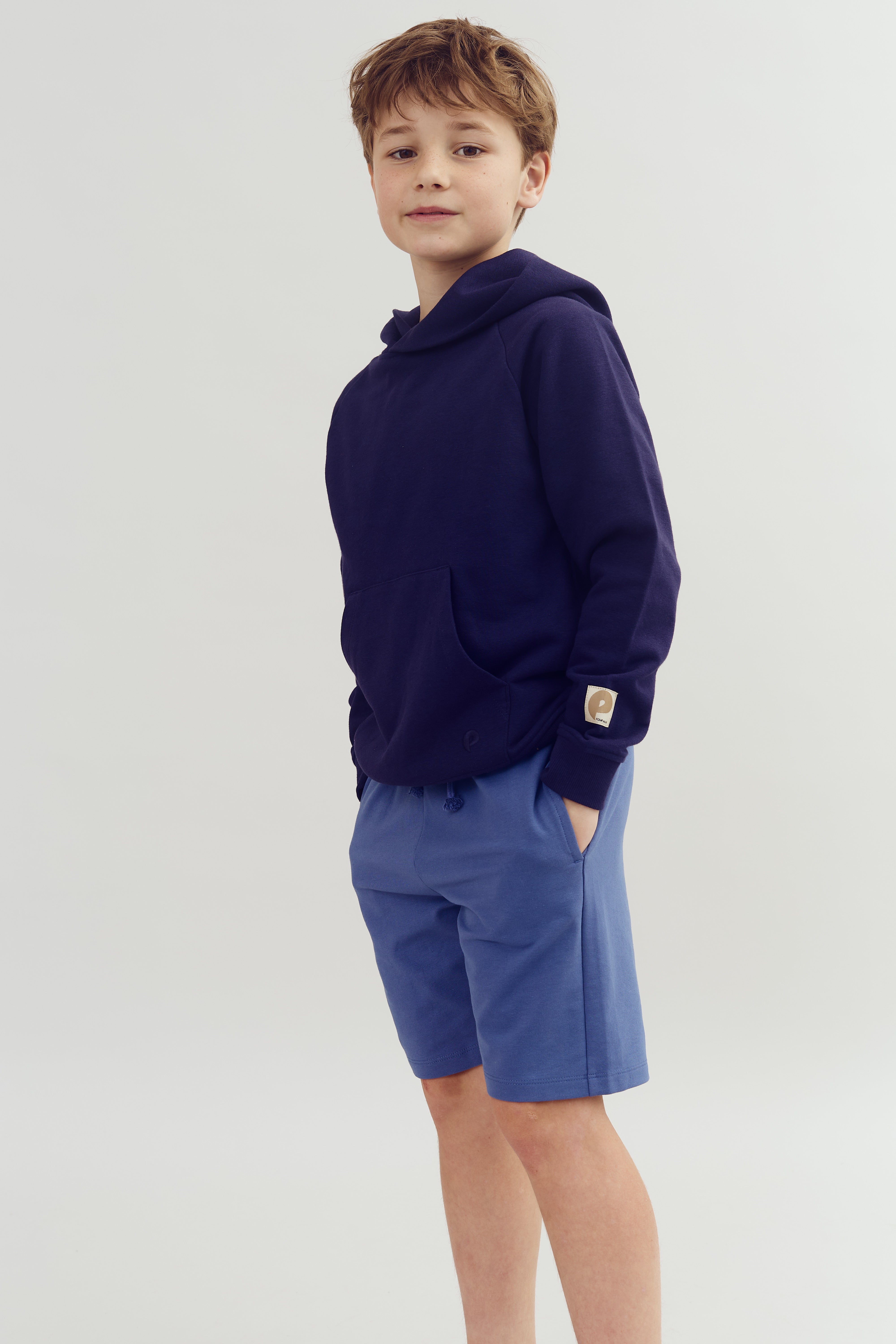 Klassisk Hoodie - Tween - Marineblå | 100373 Felix