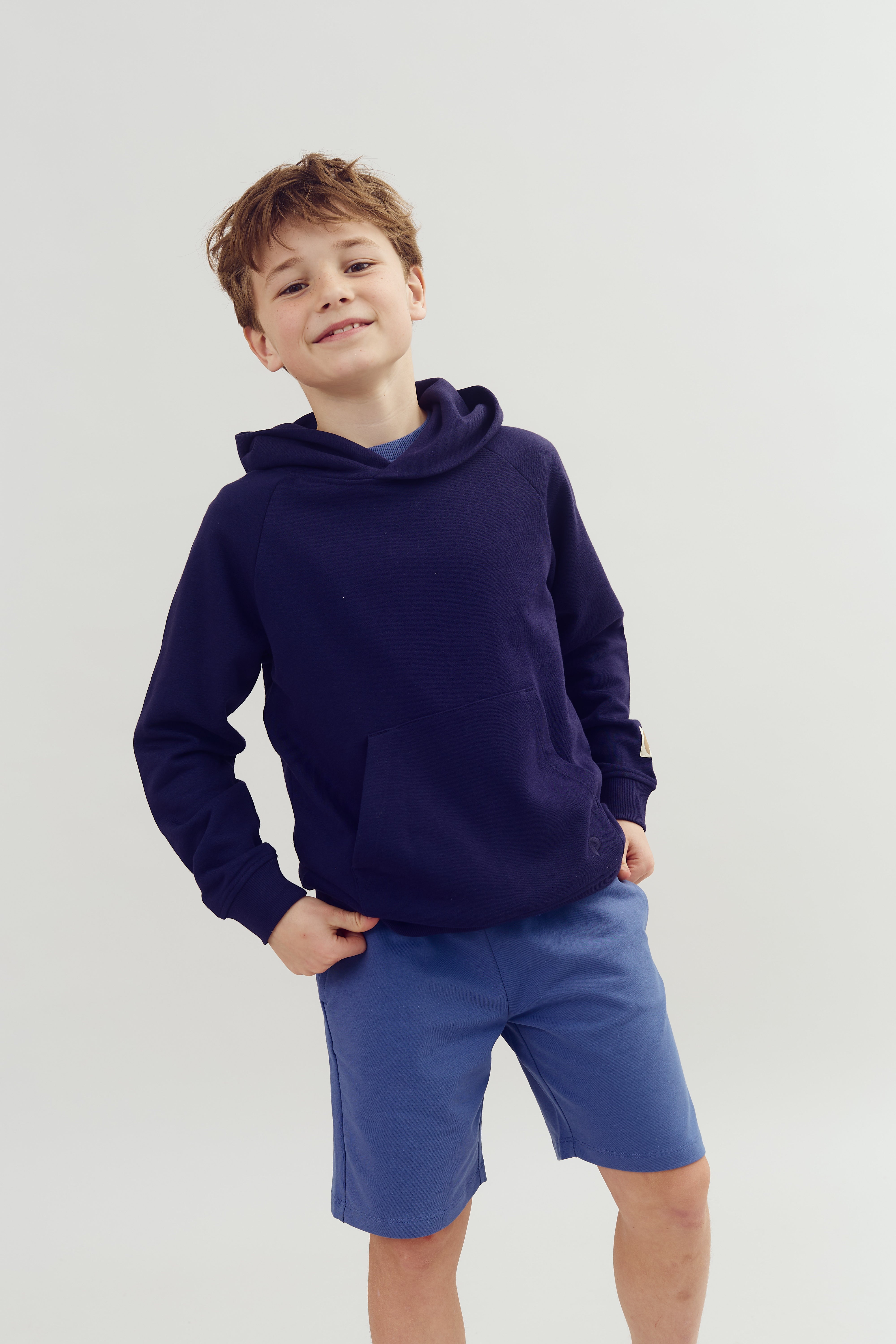 Klassisk Hoodie - Tween - Marineblå | 100373 Felix