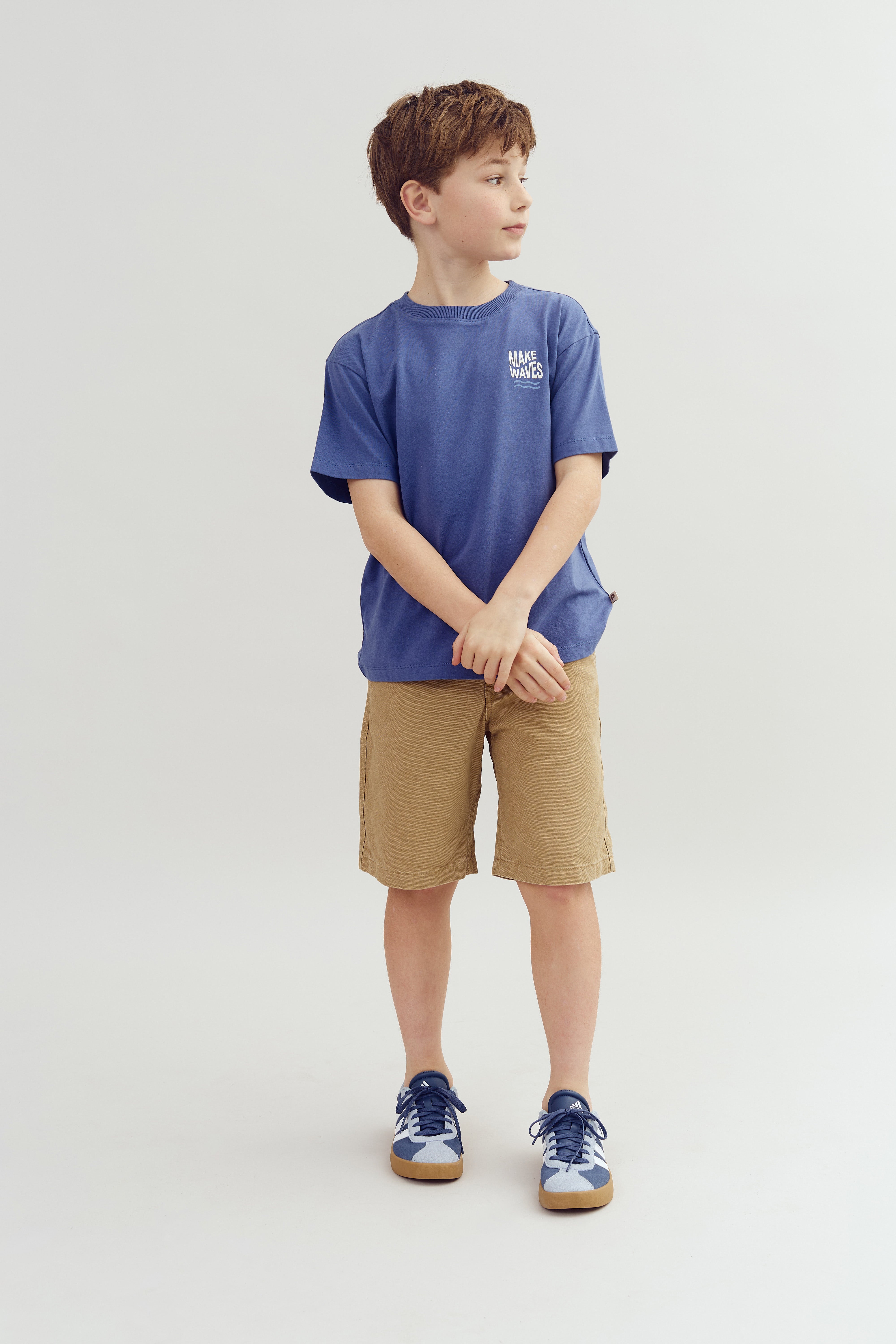 T-Shirt - Tween - Støvet Kobalt | 100466 Pedro