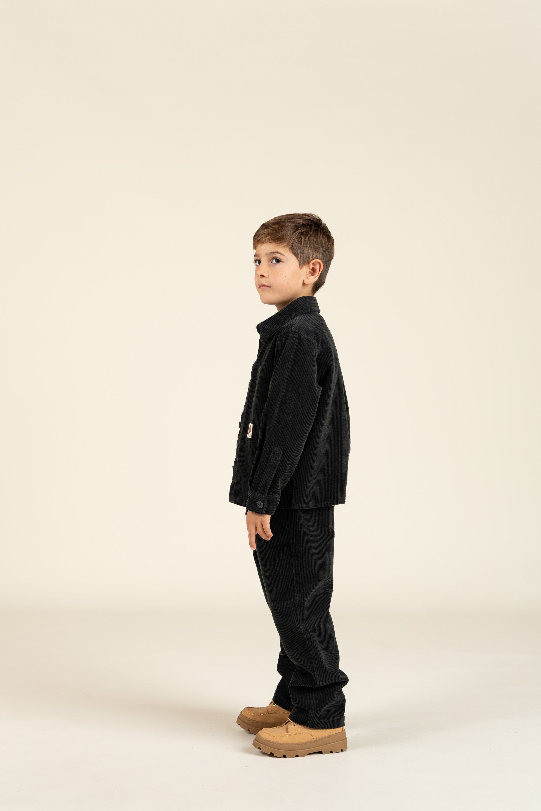 Overshirt i Fløjl - Kids - Forest Green | 100596 Jace