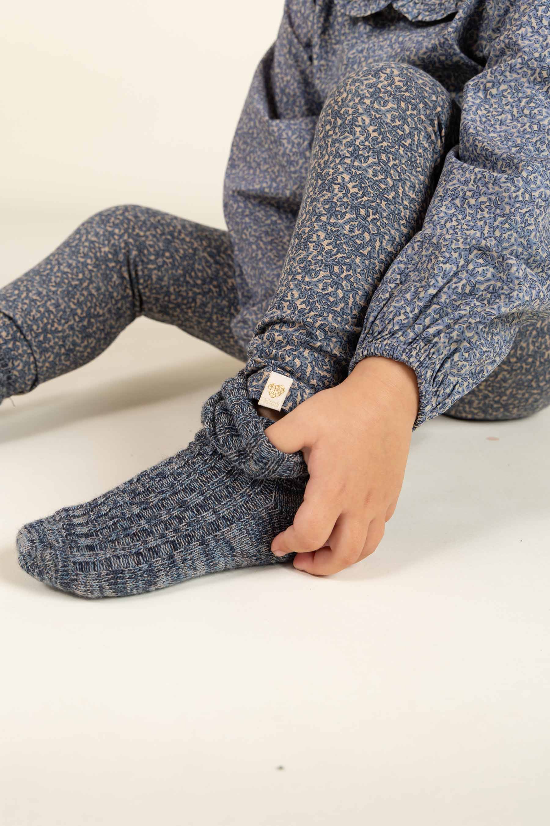 MP Slouch-Strømper i uld - All - Navy Melange | 100779 MP Noa Socks