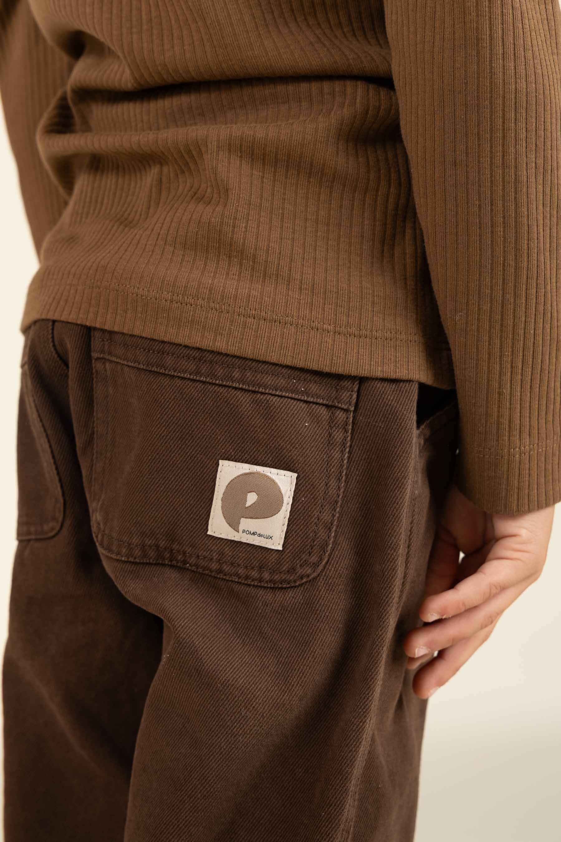 Twill-Bukser - Kids - Chocolate | 100606 Carter