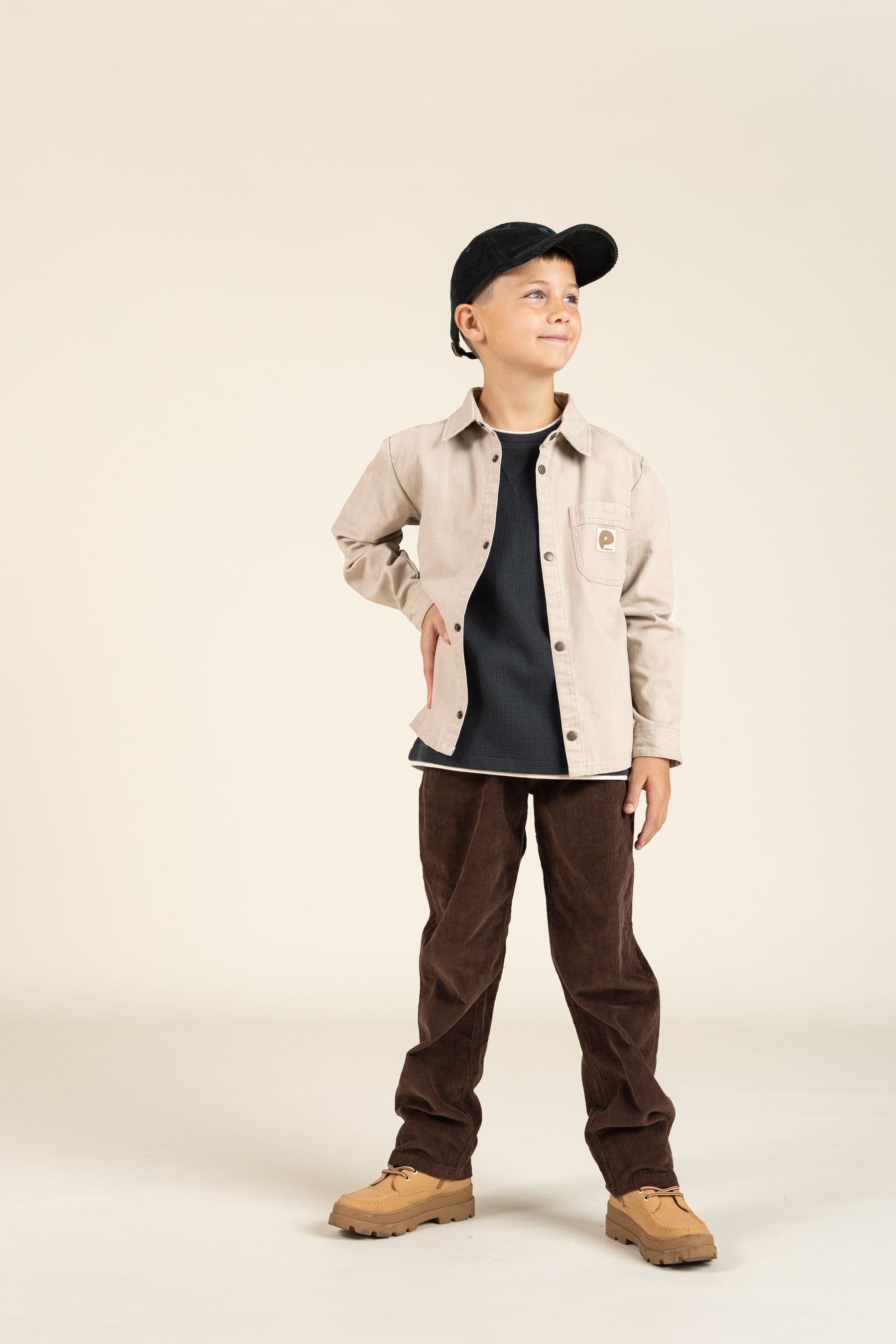 Kortærmet T-shirt med struktur - Tween - Forest Green | 100714 Malthe