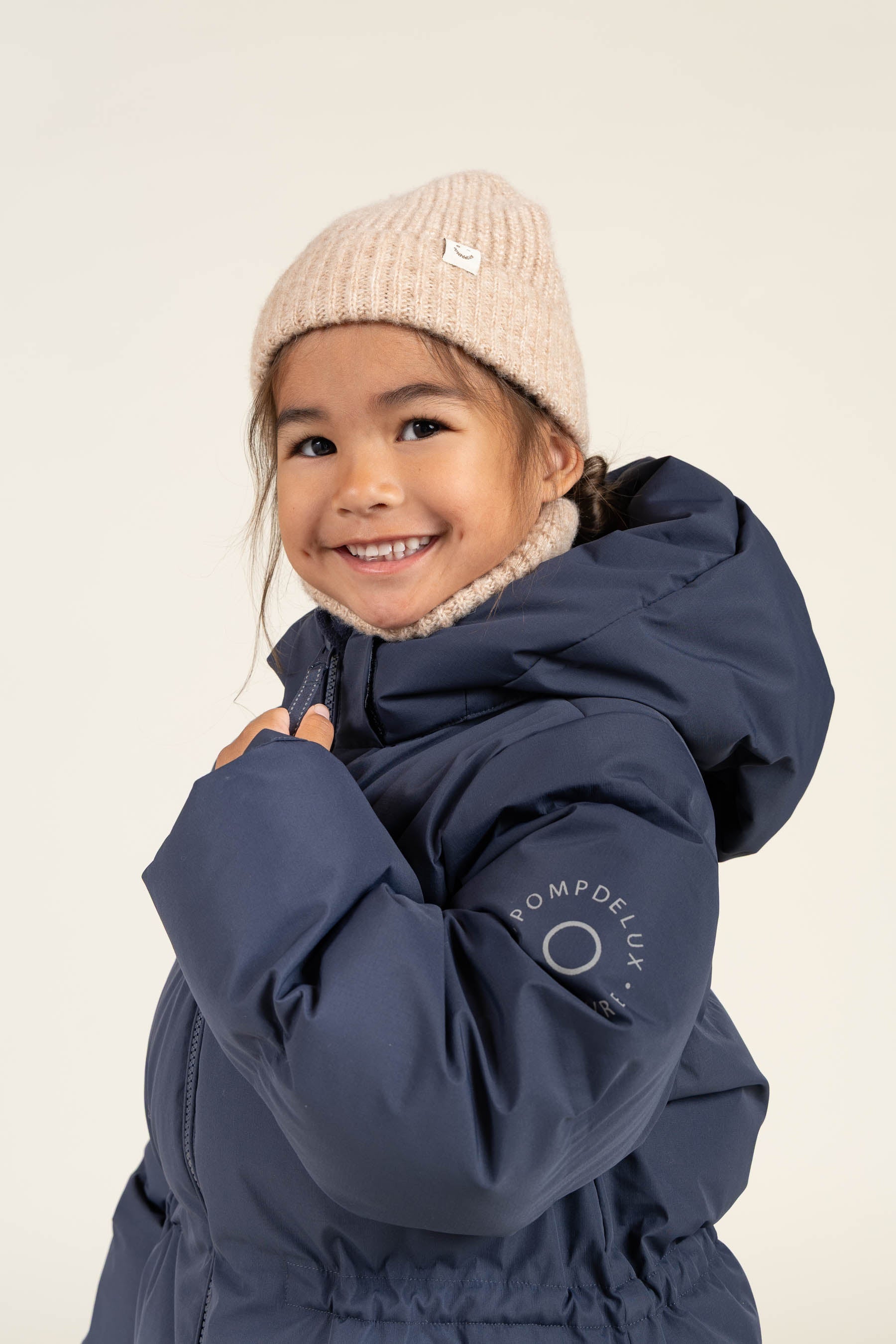 Vinterjakke med snøre - Kids - Navy | 100538 Elenor