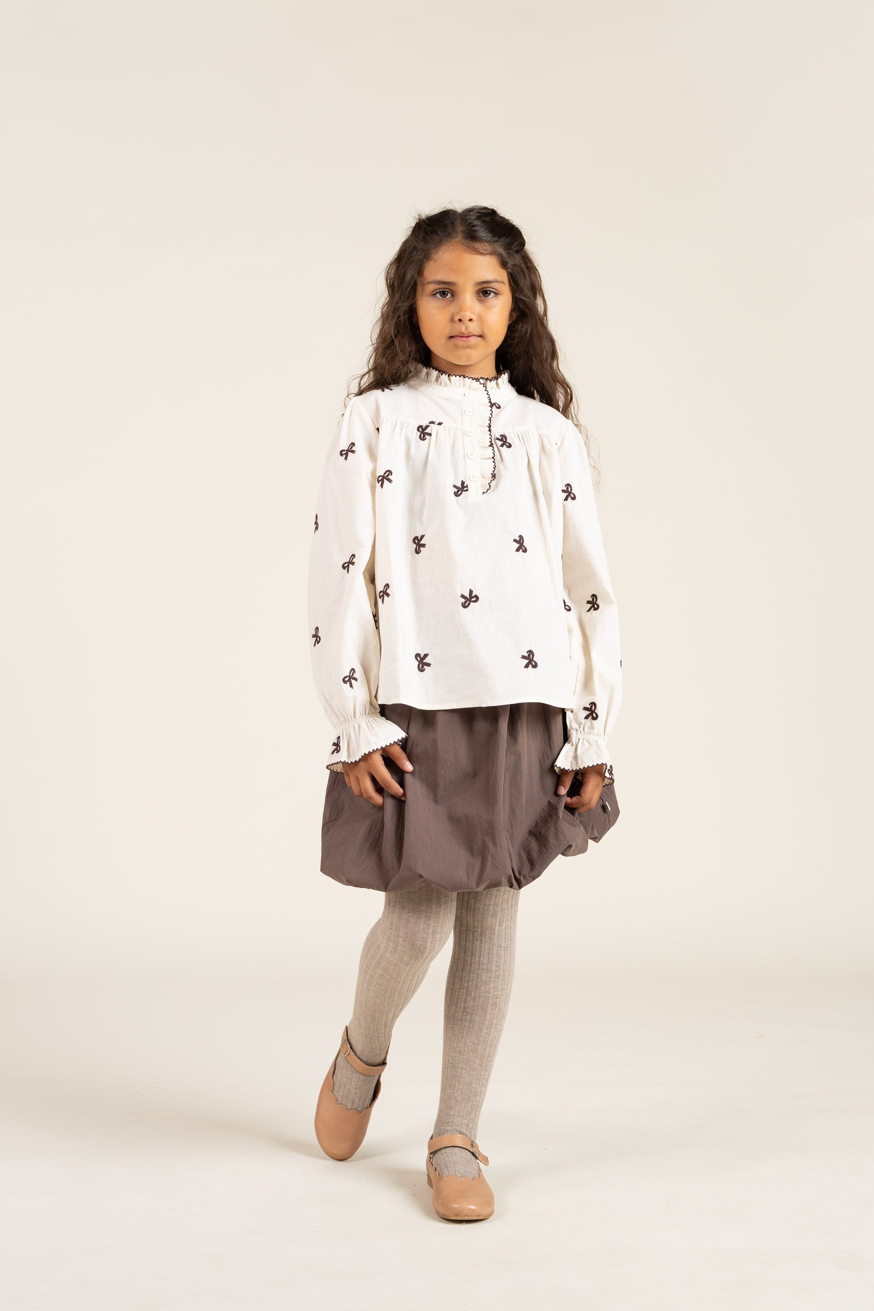 Ballonnederdel - Tween - Chocolate | 100667 Liliana
