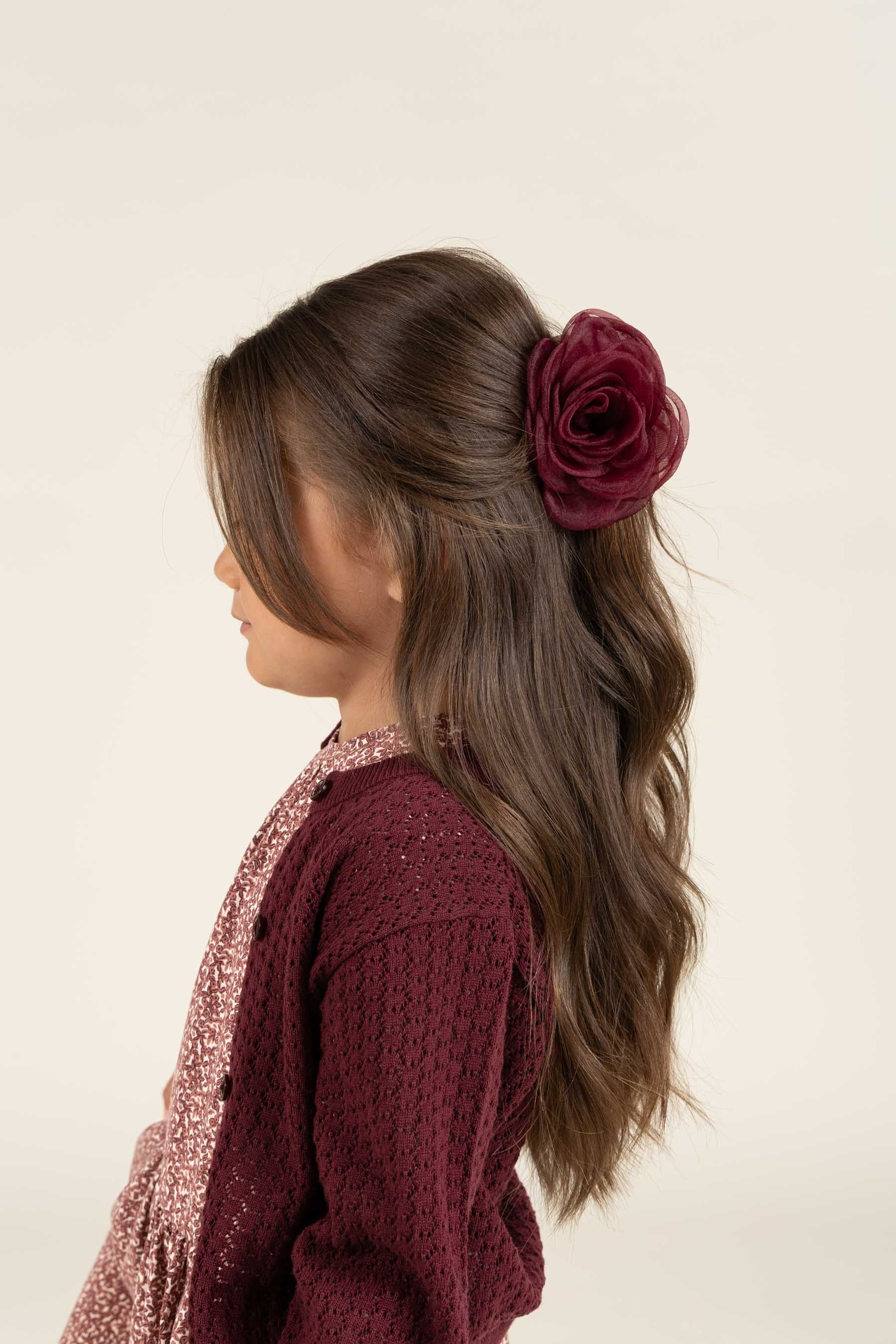 Hårklemme- All - Burgundy | 100709 Rosie
