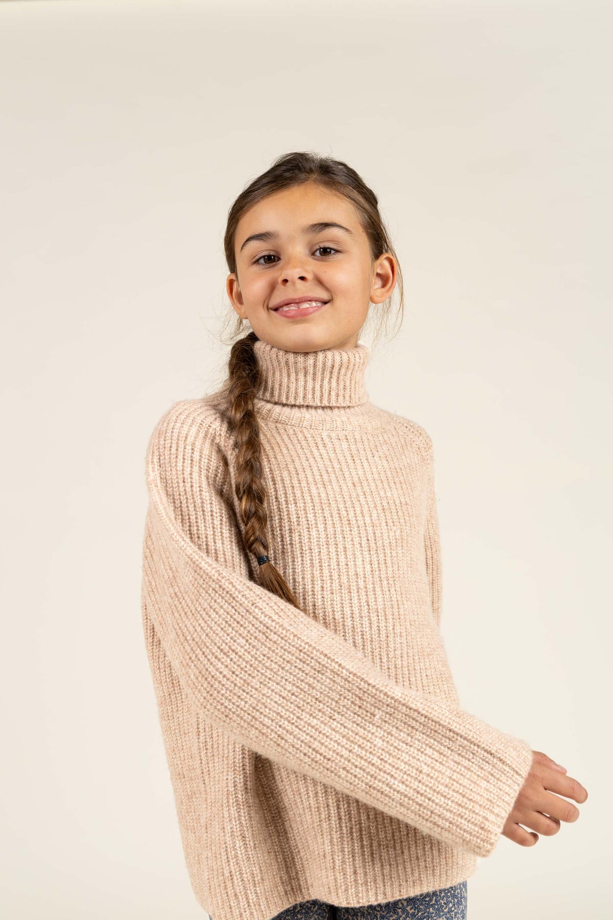 Sweater i Uldmix - All - Beige Melange | 100759 Grace