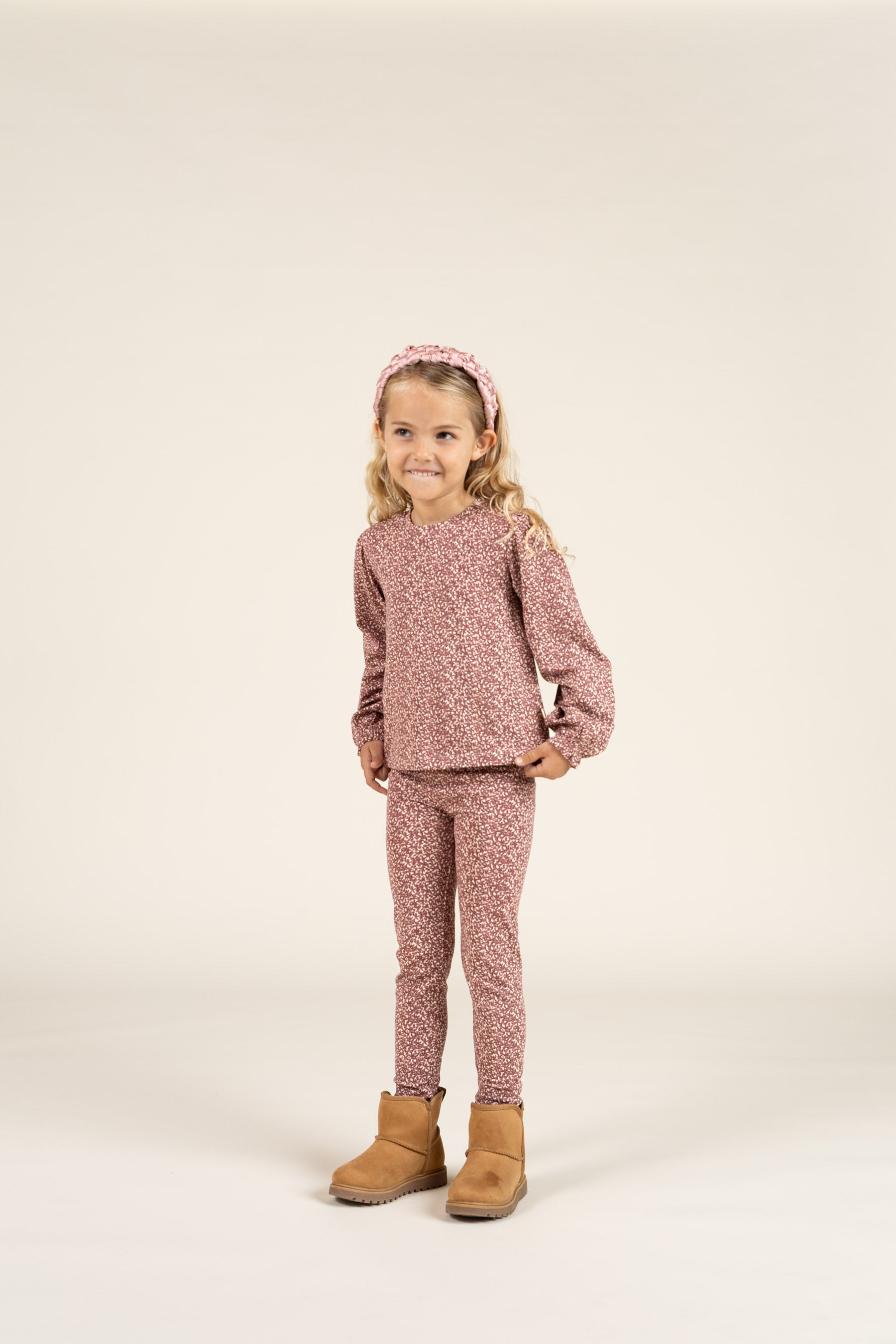 Bluse i Jersey med print - Kids - Vintage Red | 100770 Ada