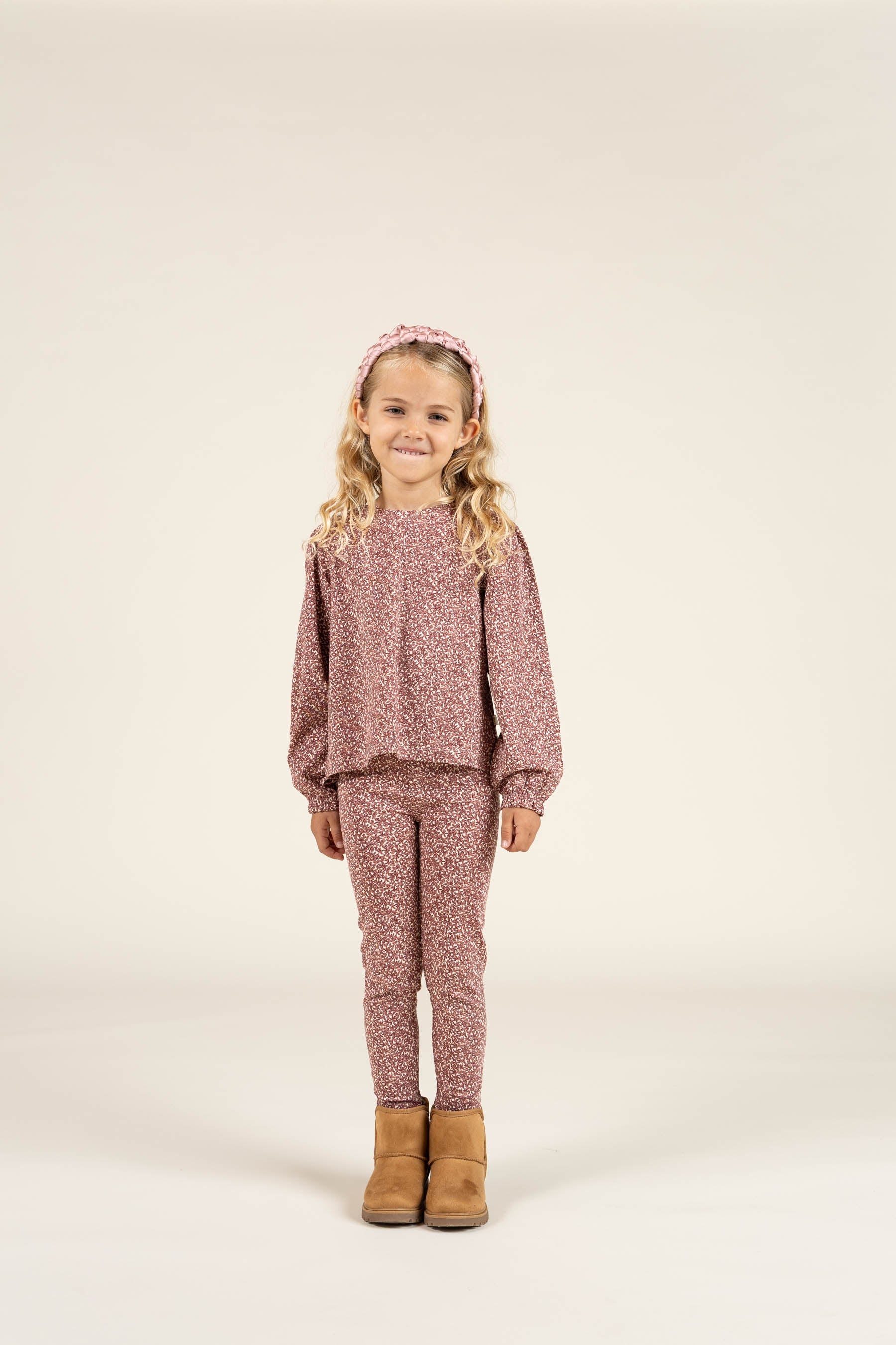 Bluse i Jersey med print - Kids - Vintage Red | 100770 Ada