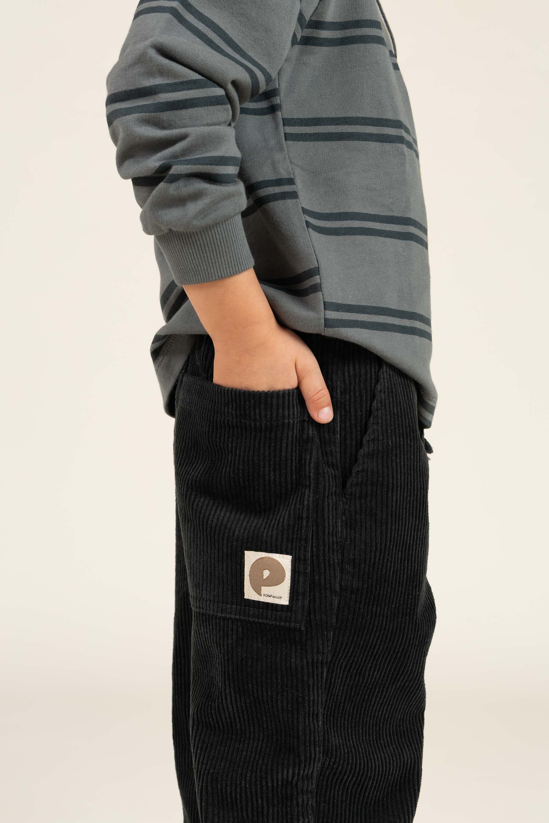 Pull-On Fløjlsbukser m. snøre - Kids - Forest Green | 100600 Jace