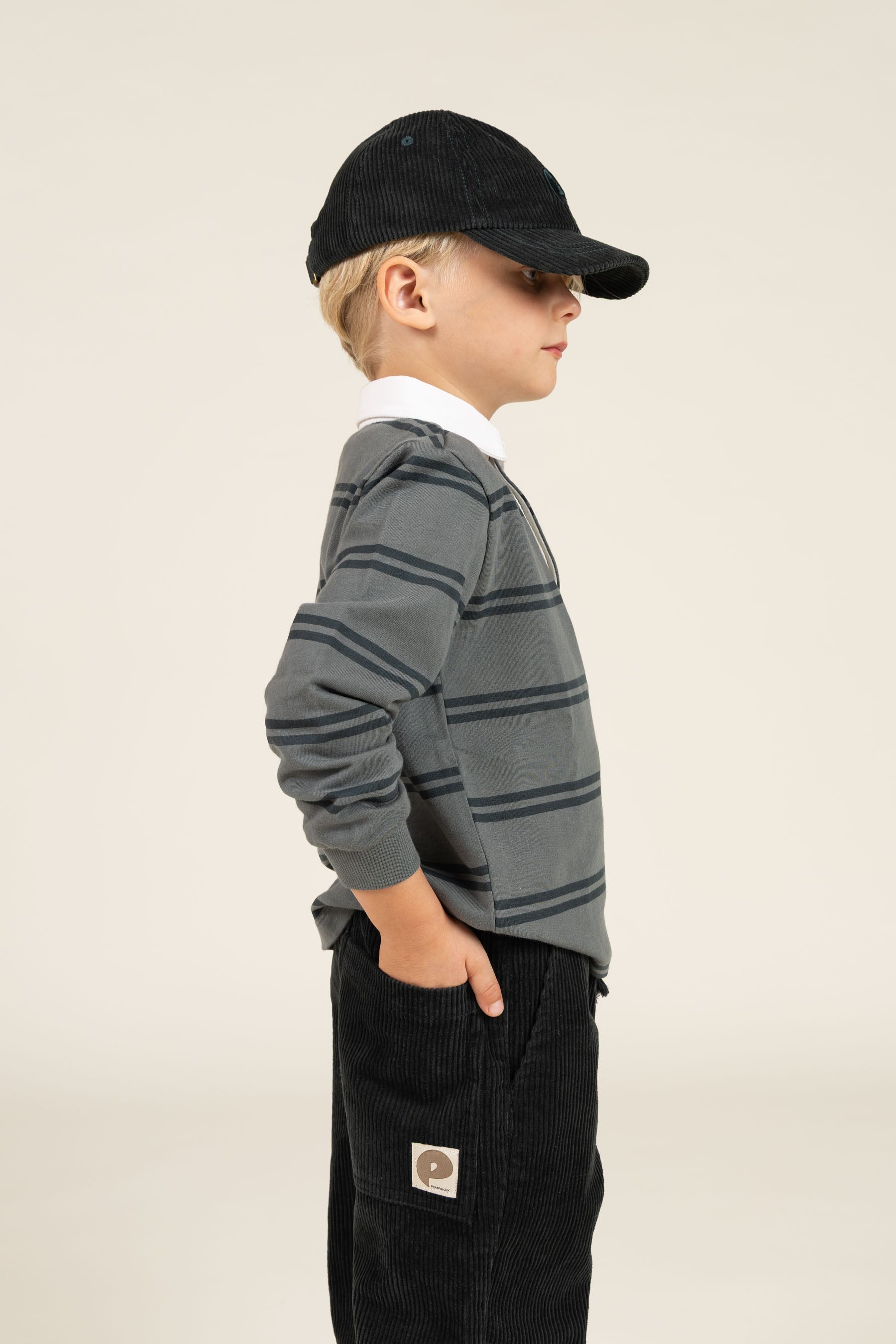 Pull-On Fløjlsbukser m. snøre - Kids - Forest Green | 100600 Jace