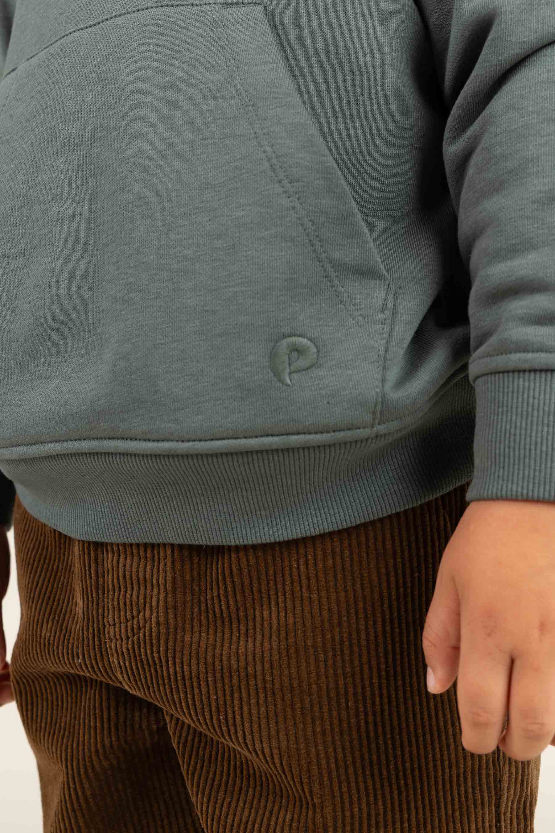 Klassisk Hoodie - Kids - Petrol | 100214 Felix