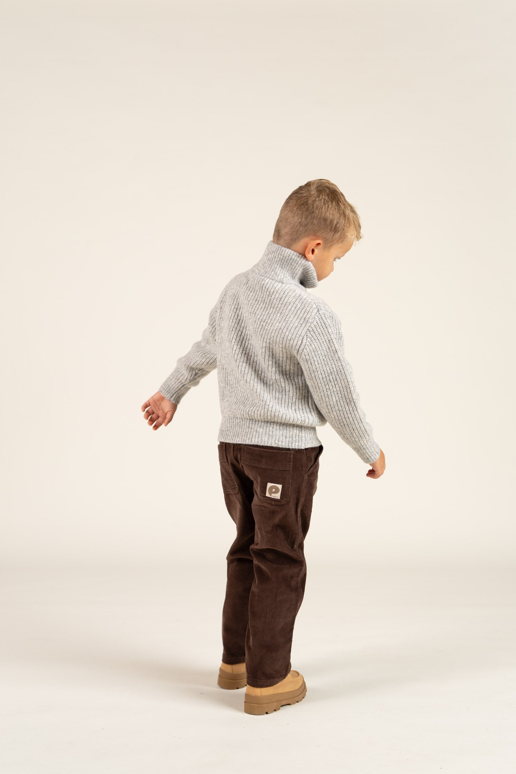 Pull-On Fløjlsbukser m. snøre - Kids - Coffee | 100602 Jace