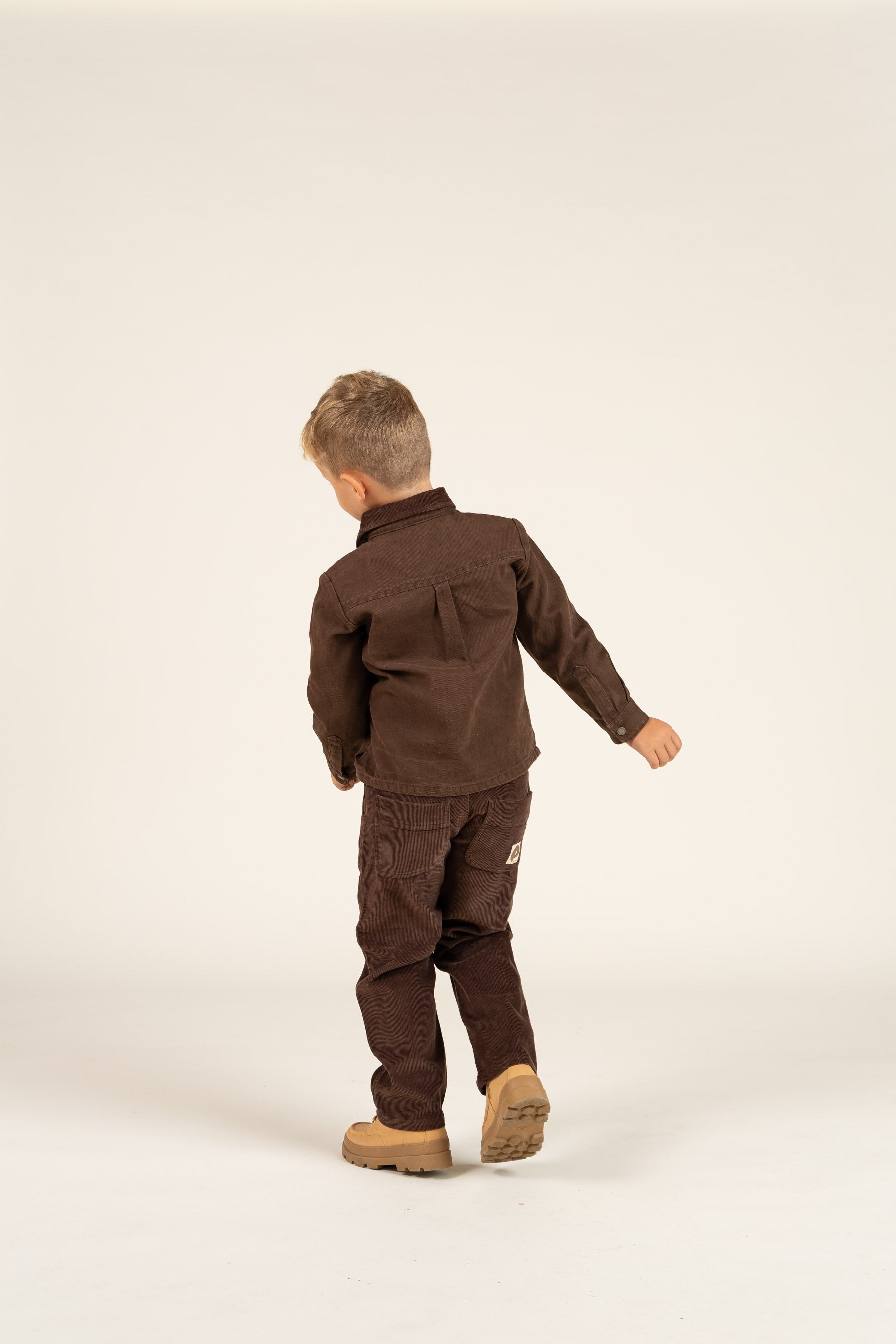 Overshirt i Twill - Kids - Chocolate | 100610 Carter