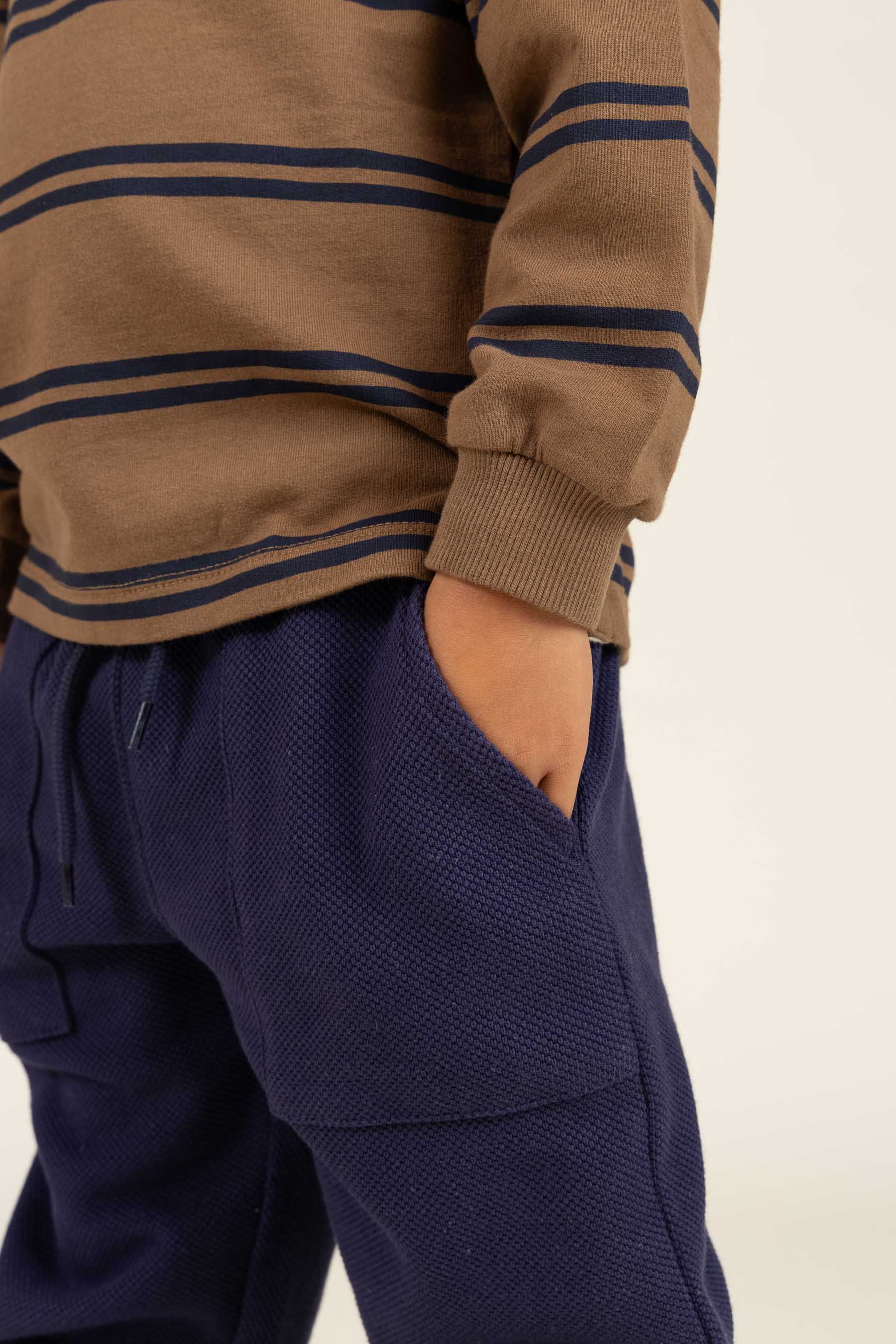 Joggers Piquet - Kids - Marineblå | 100166 Gustav