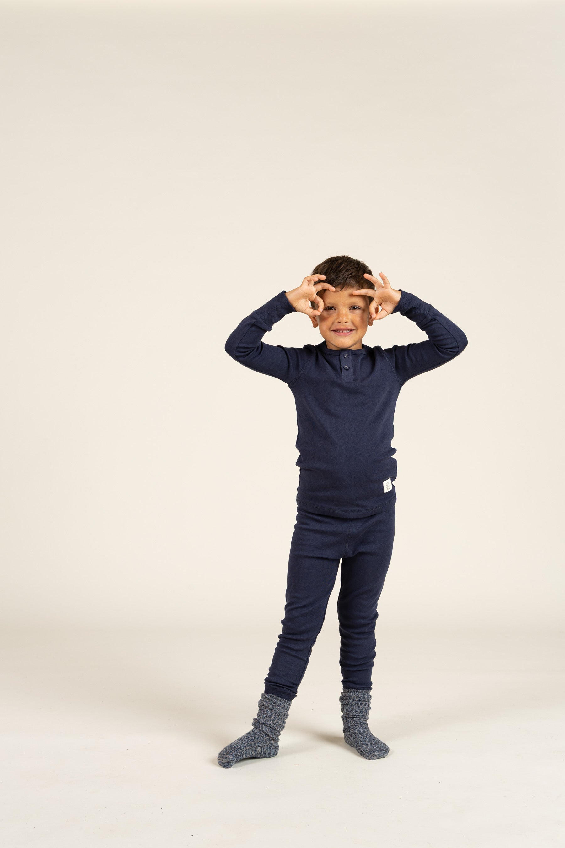 MP Slouch-Strømper i uld - All - Navy Melange | 100779 MP Noa Socks