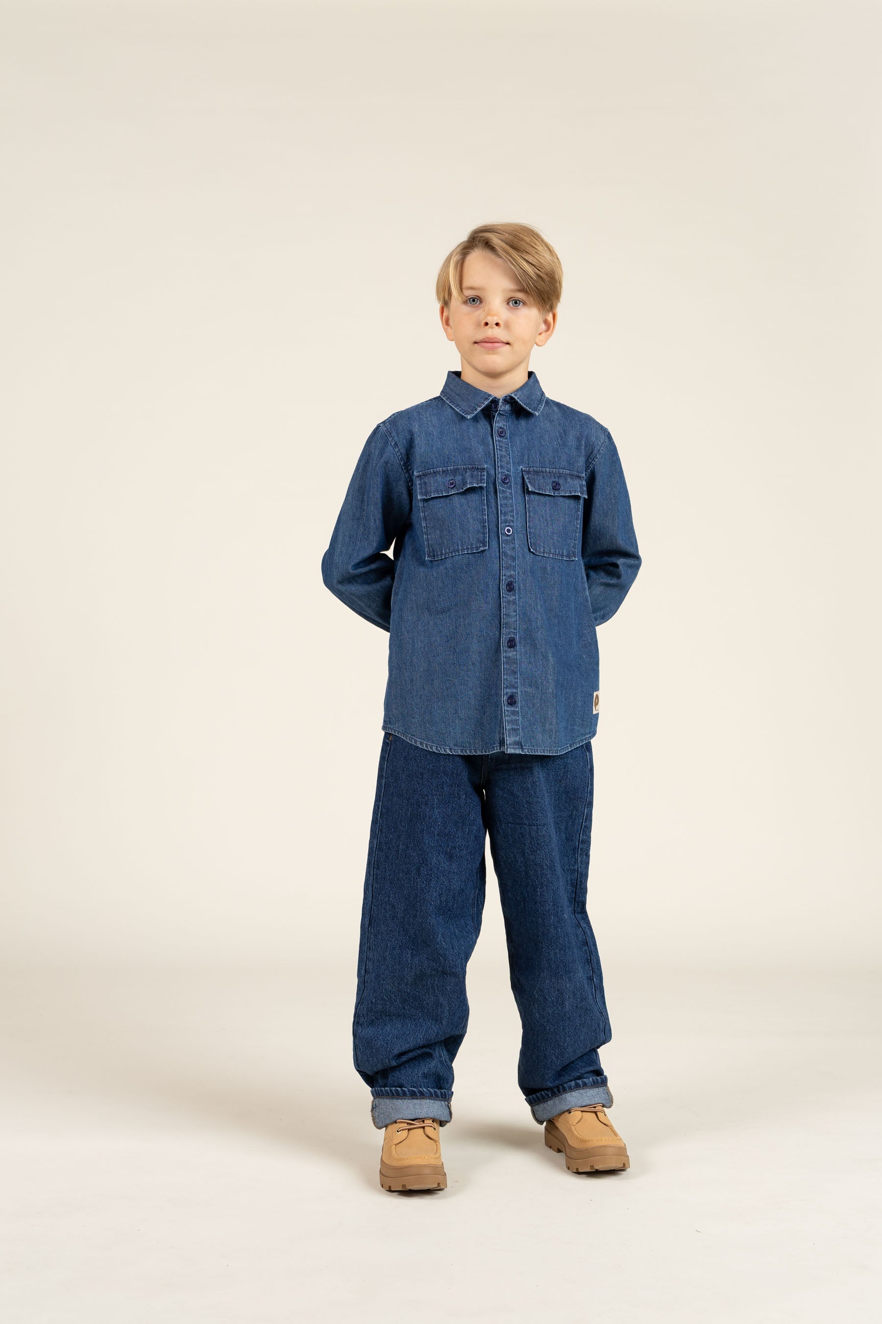 Denimskjorte - Tween - Mørkeblå Denim | 100369 Delhi