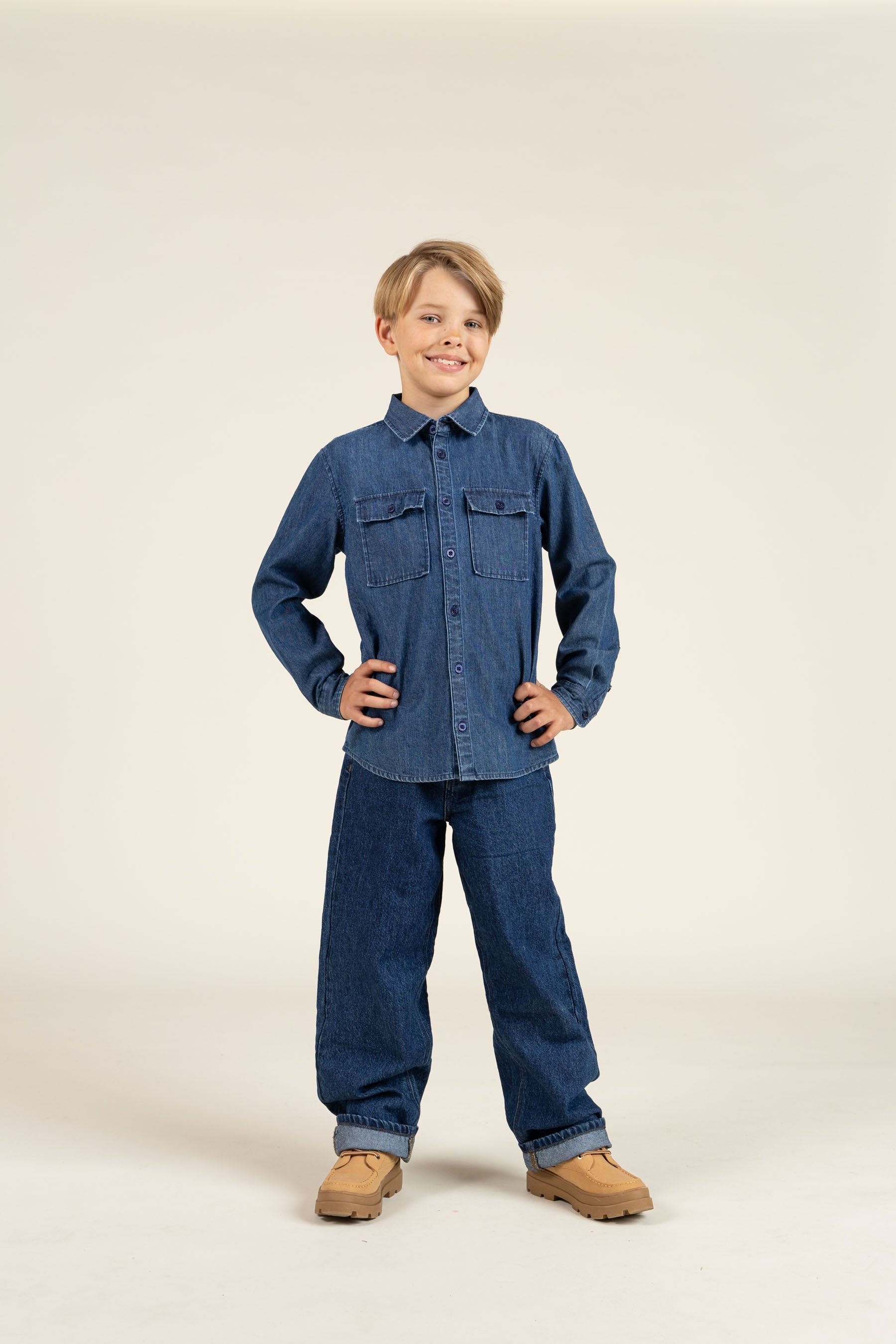 Denimskjorte - Tween - Mørkeblå Denim | 100369 Delhi